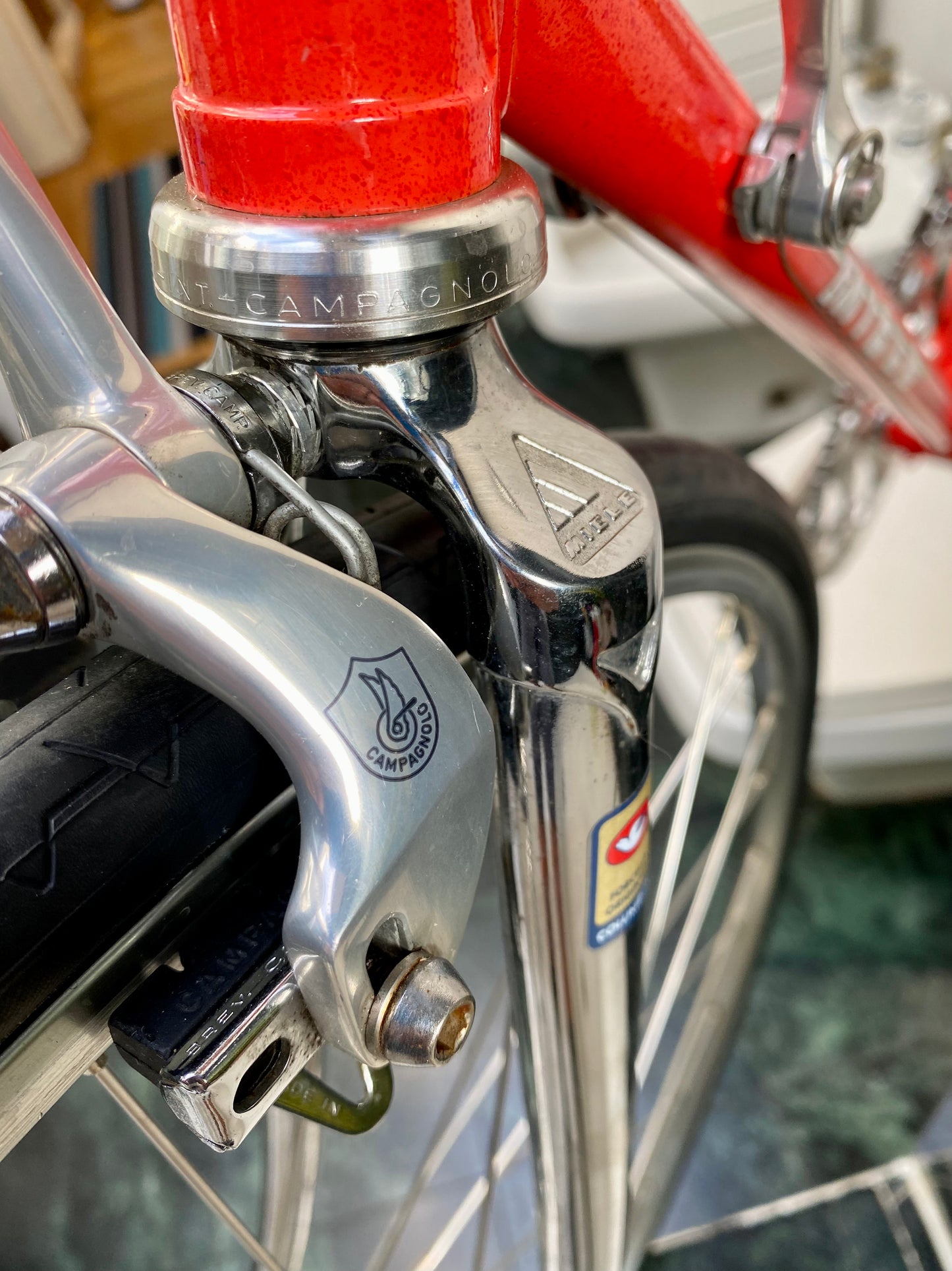 (SIZE 59cm) 1980's MIELE LATINA ROAD BIKE - CAMPAGNOLO ATHENA - COLUMBUS SL