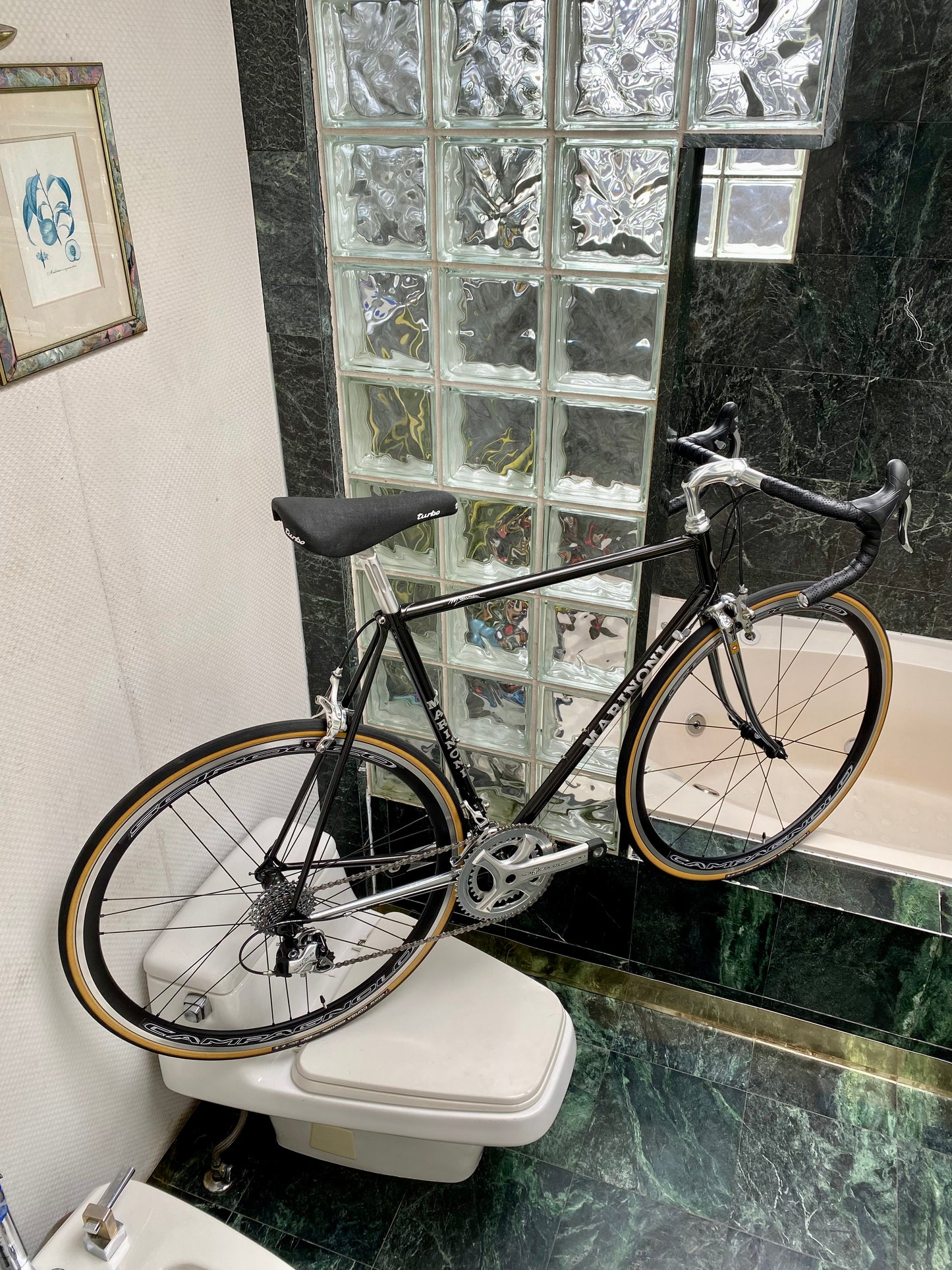 (SIZE 56cm) CUSTOM MARINONI SPECIAL NEO-RETRO STEEL ROAD BIKE BUILD - CAMPAGNOLO POTENZA