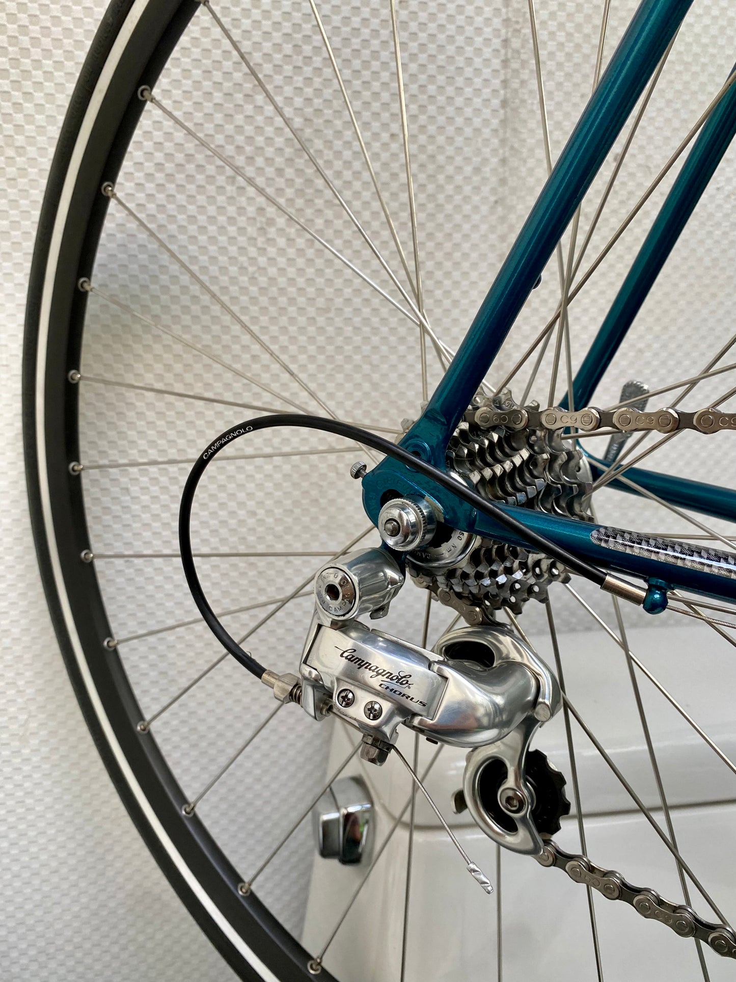 (SIZE 55cm) EARLY-1990's CUSTOM-BUILT GARDIN ROAD BIKE - CAMPAGNOLO ATHENA