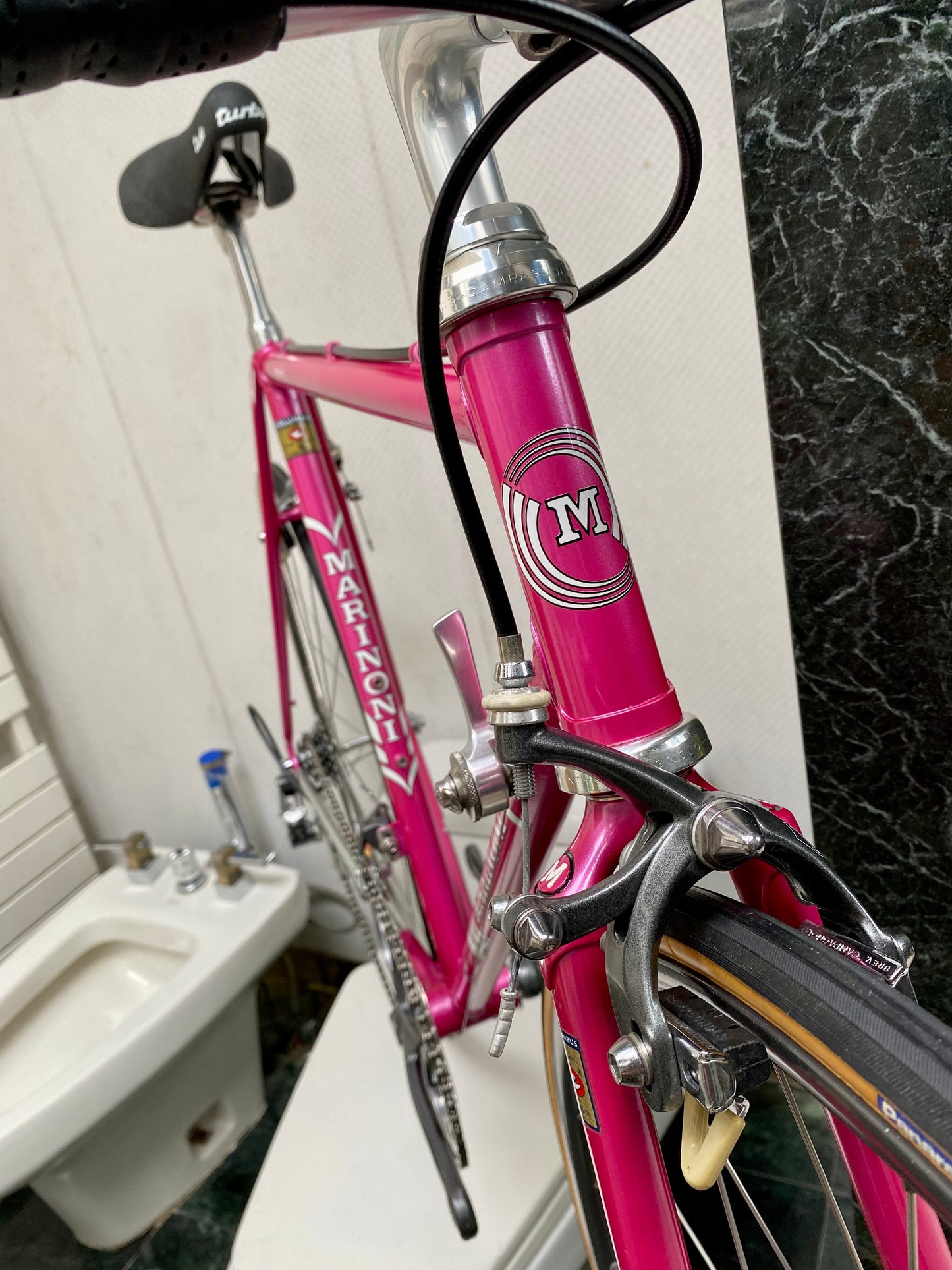 (SIZE 54cm) 1980's MARINONI SPECIAL ROAD BIKE - RARE CAMPAGNOLO CHORUS "CENTURY FINISH" GROUPSET - COLUMBUS SL