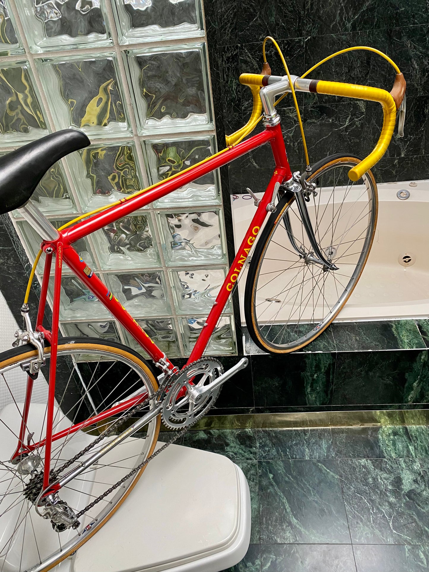 (SIZE 57cm) 1970's COLNAGO SUPER ROAD BIKE - CAMPAGNOLO - BEAUTIFUL