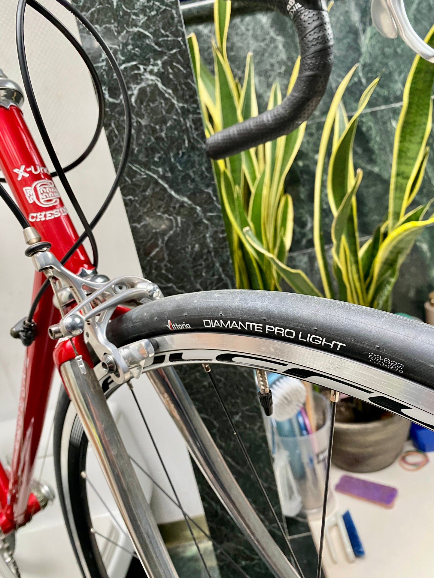 (SIZE 56cm) CHESINI X-UNO STEEL ROAD BIKE - COLUMBUS STEEL / CAMPY ATHENA 11