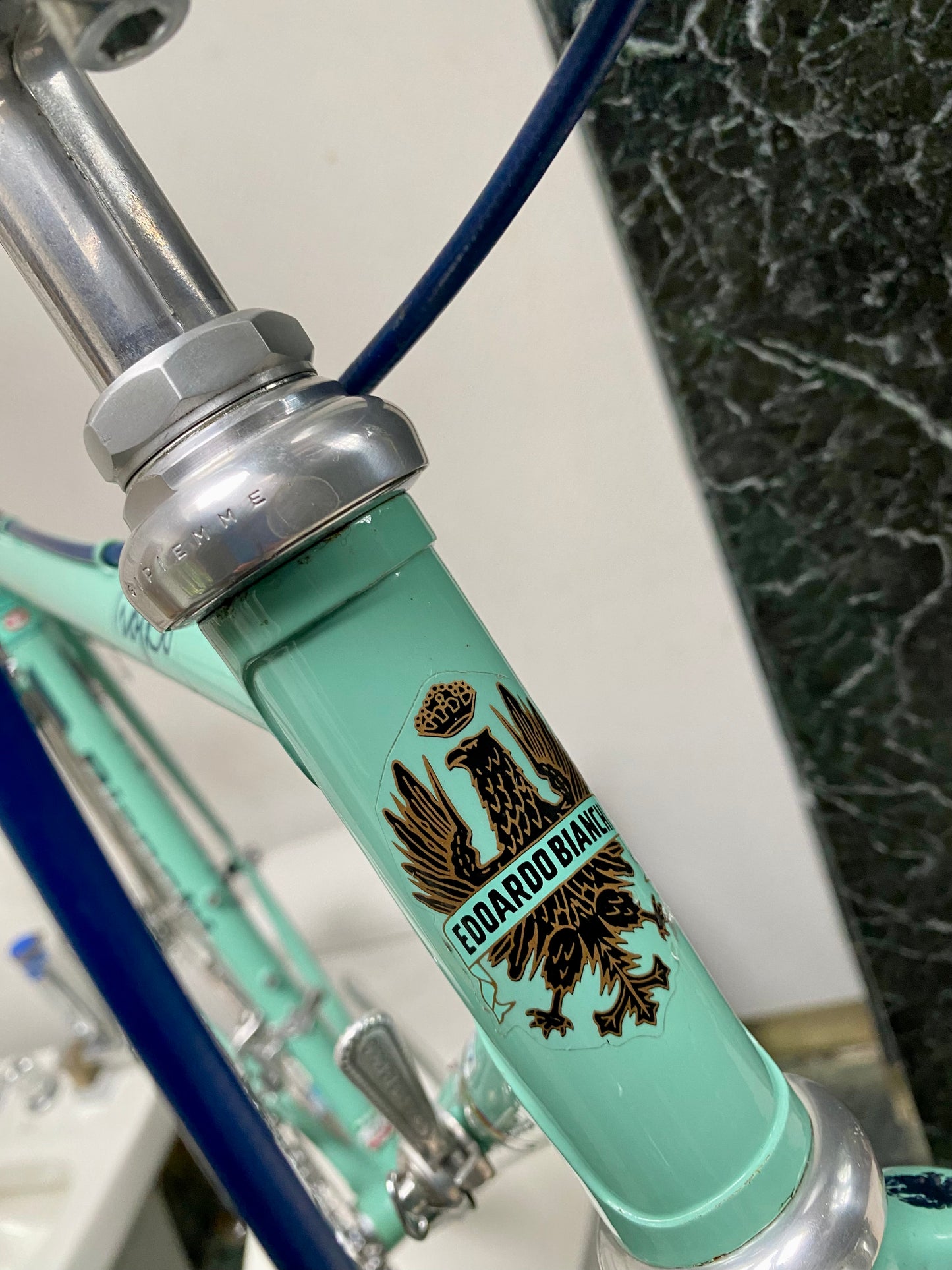 (SIZE 53cm) 1980's BIANCHI TROFEO ROAD BIKE - CAMPAGNOLO - COLUMBUS - LIKE NEW