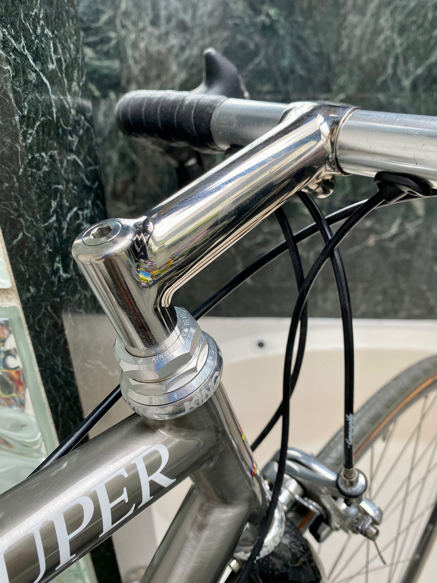 (SIZE 56cm) 1994 SPECTRUM CYCLES "TITANIUM SUPER" ROAD BIKE - CAMPAGNOLO RECORD