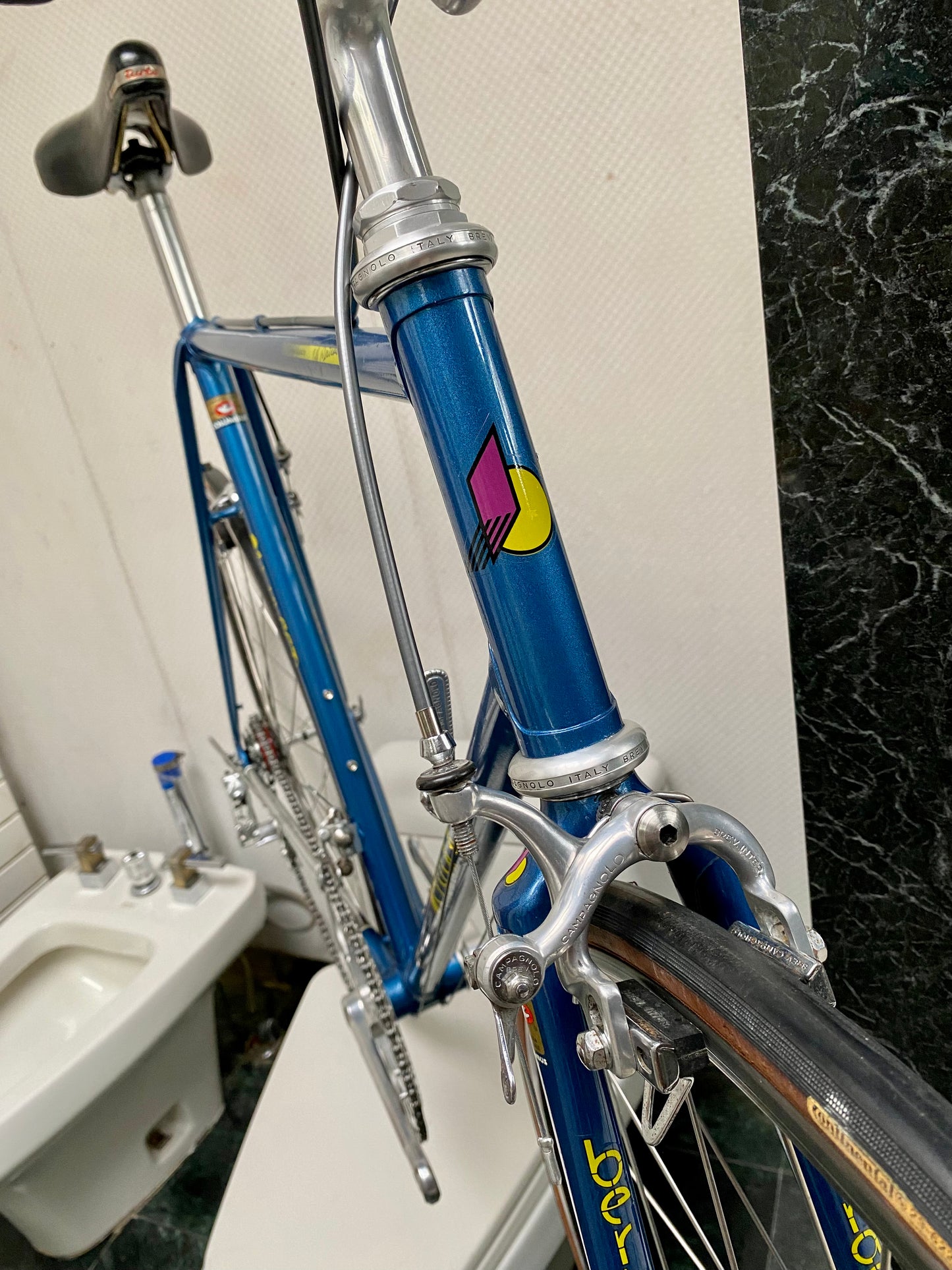 (SIZE 57cm) 1980's BERTRAND ROAD BIKE - CAMPAGNOLO - COLUMBUS SL