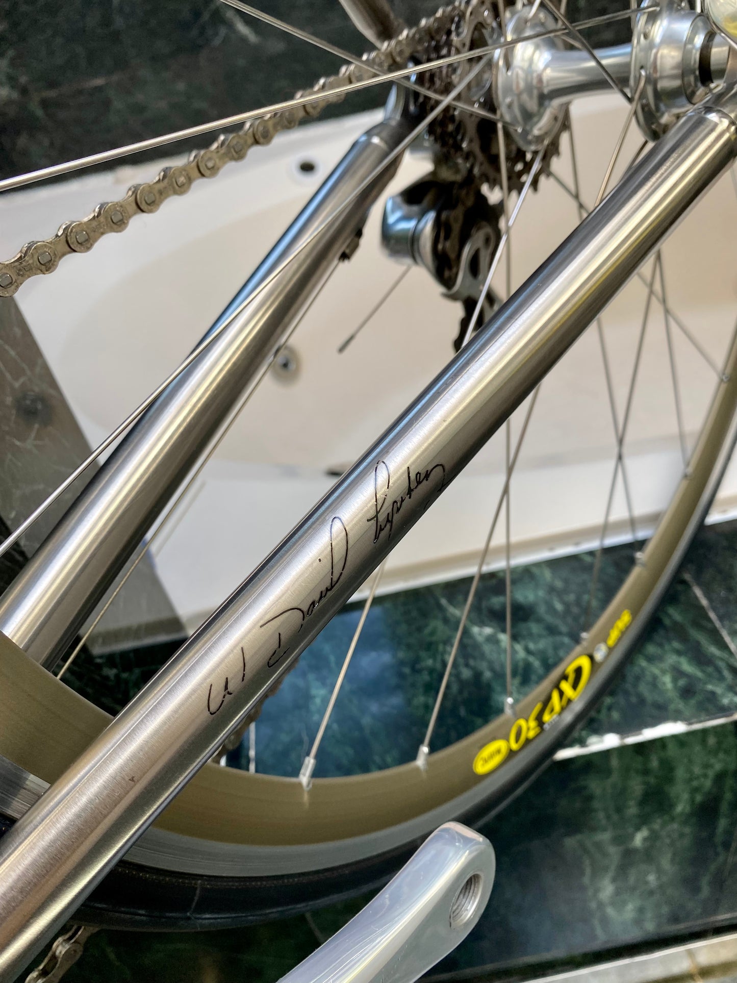 (SIZE 55cm) LATE-1990's LITESPEED VORTEX TITANIUM ROAD BIKE - SHIMANO DURA ACE - LIKE NEW