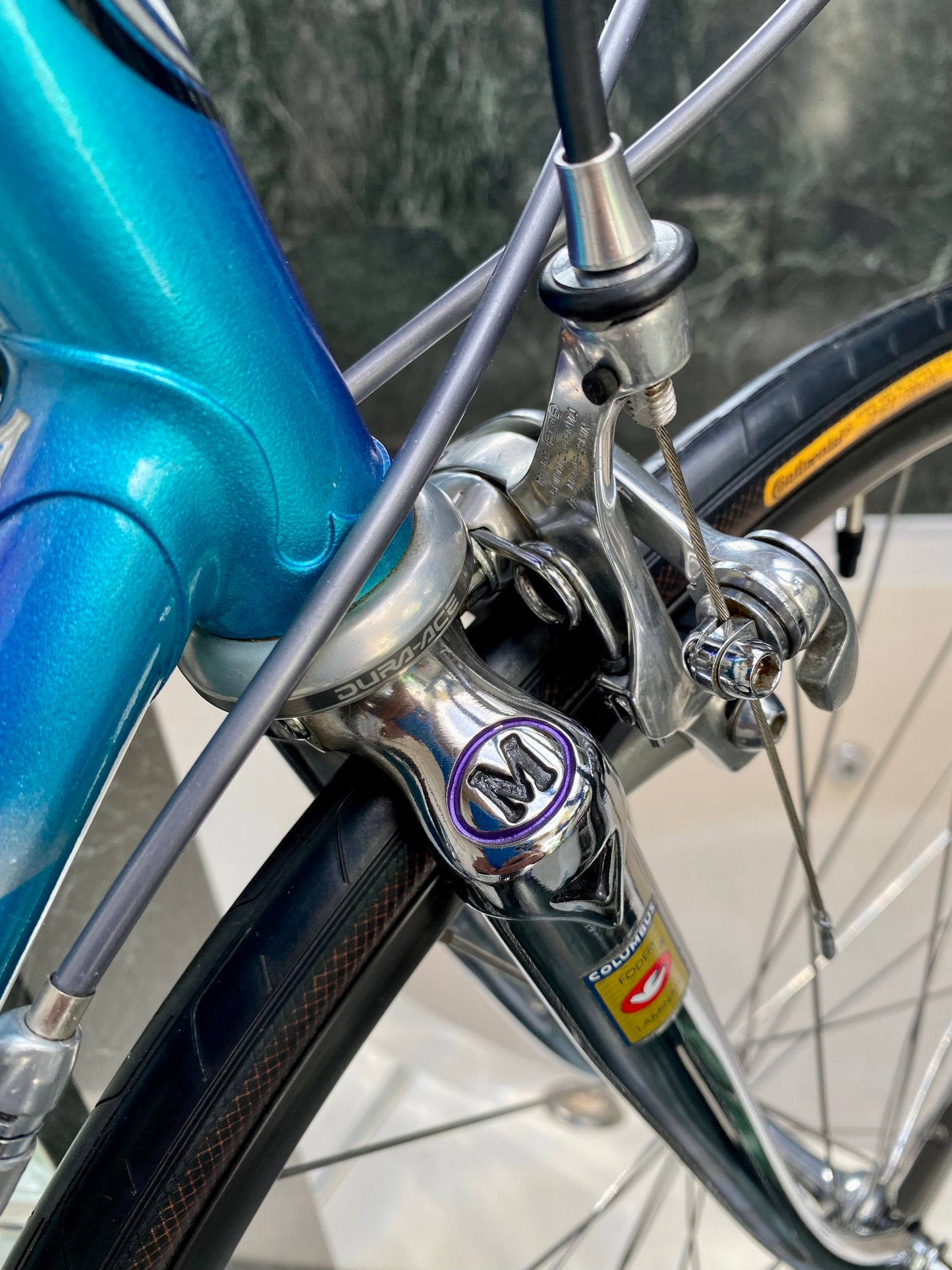 (SIZE 56cm) EARLY-1990's MARINONI CORSA ROAD BIKE - SHIMANO DURA ACE - SPOTLESS / PERFECT