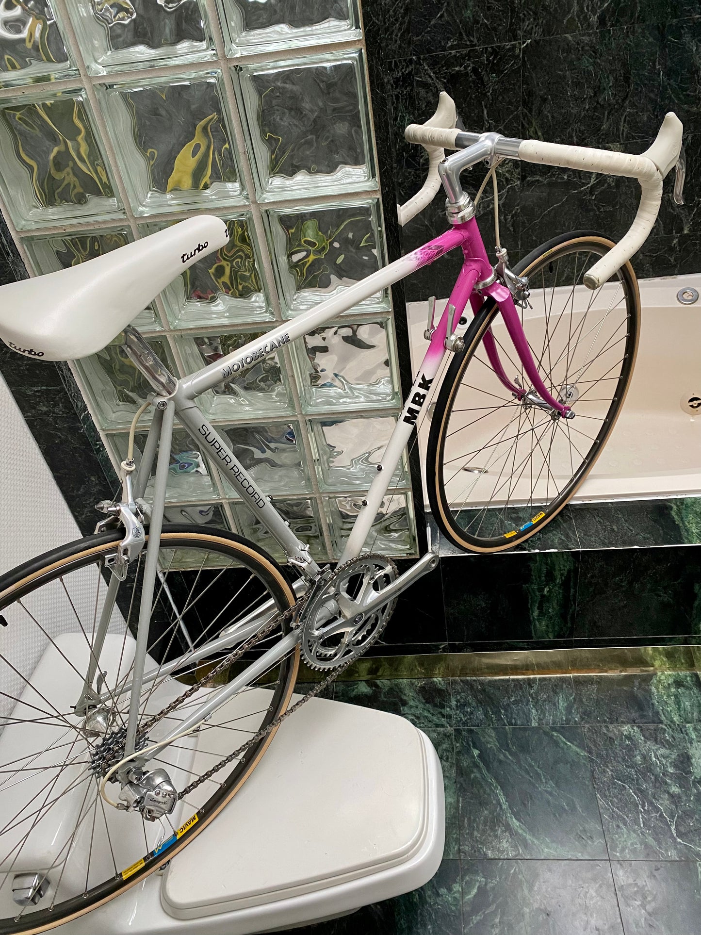 (SIZE 53cm) 1980's MBK / MOTOBECANE ROAD BIKE - CAMPAGNOLO ATHENA