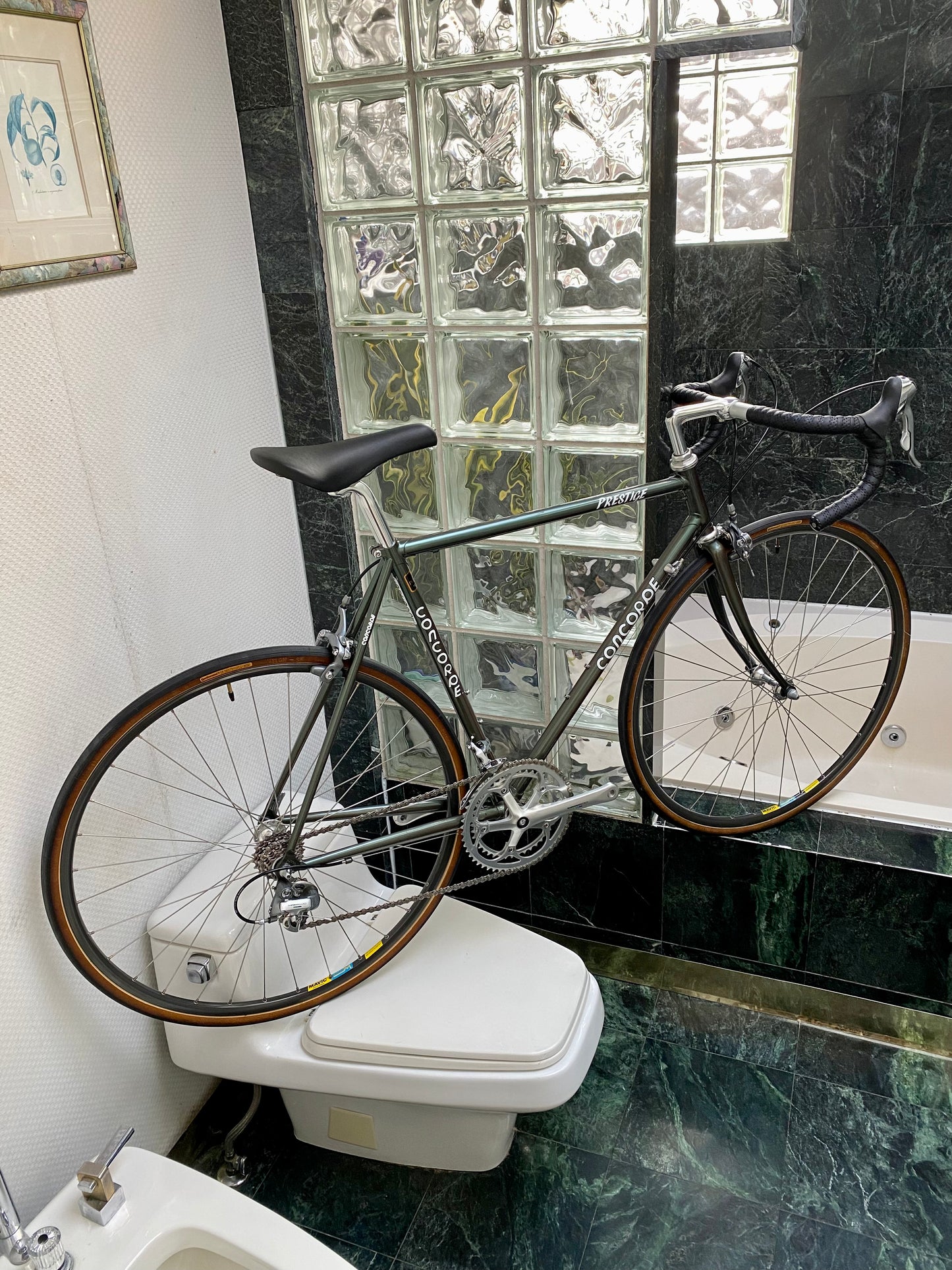 (SIZE 54cm) EARLY-1990's CONCORDE PRESTIGE ROAD BIKE - SHIMANO 600 STI - TANGE PRESTIGE