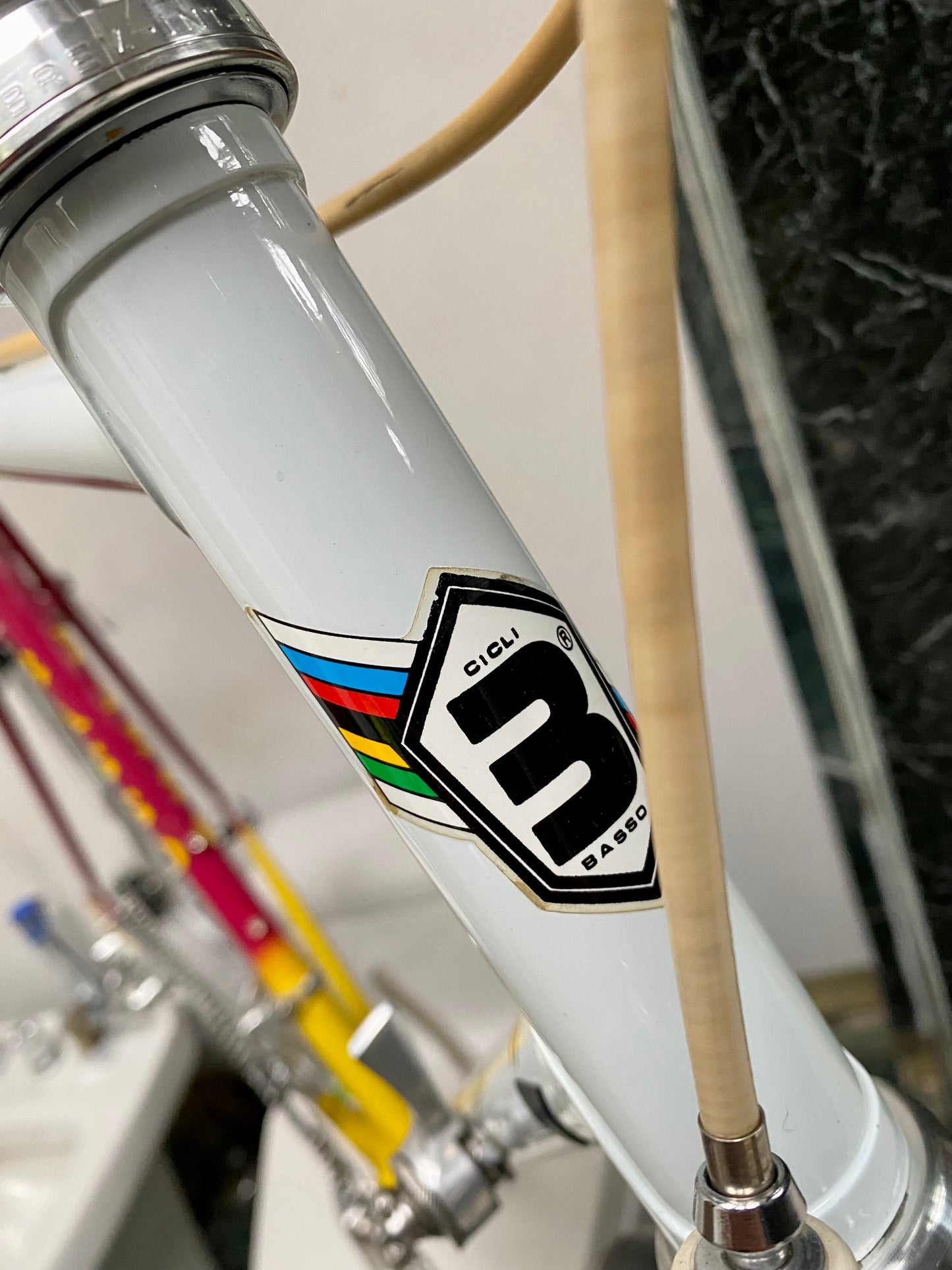 (SIZE 55cm) 1980's BASSO ROAD BIKE - COLUMBUS SL - CAMPAGNOLO ATHENA