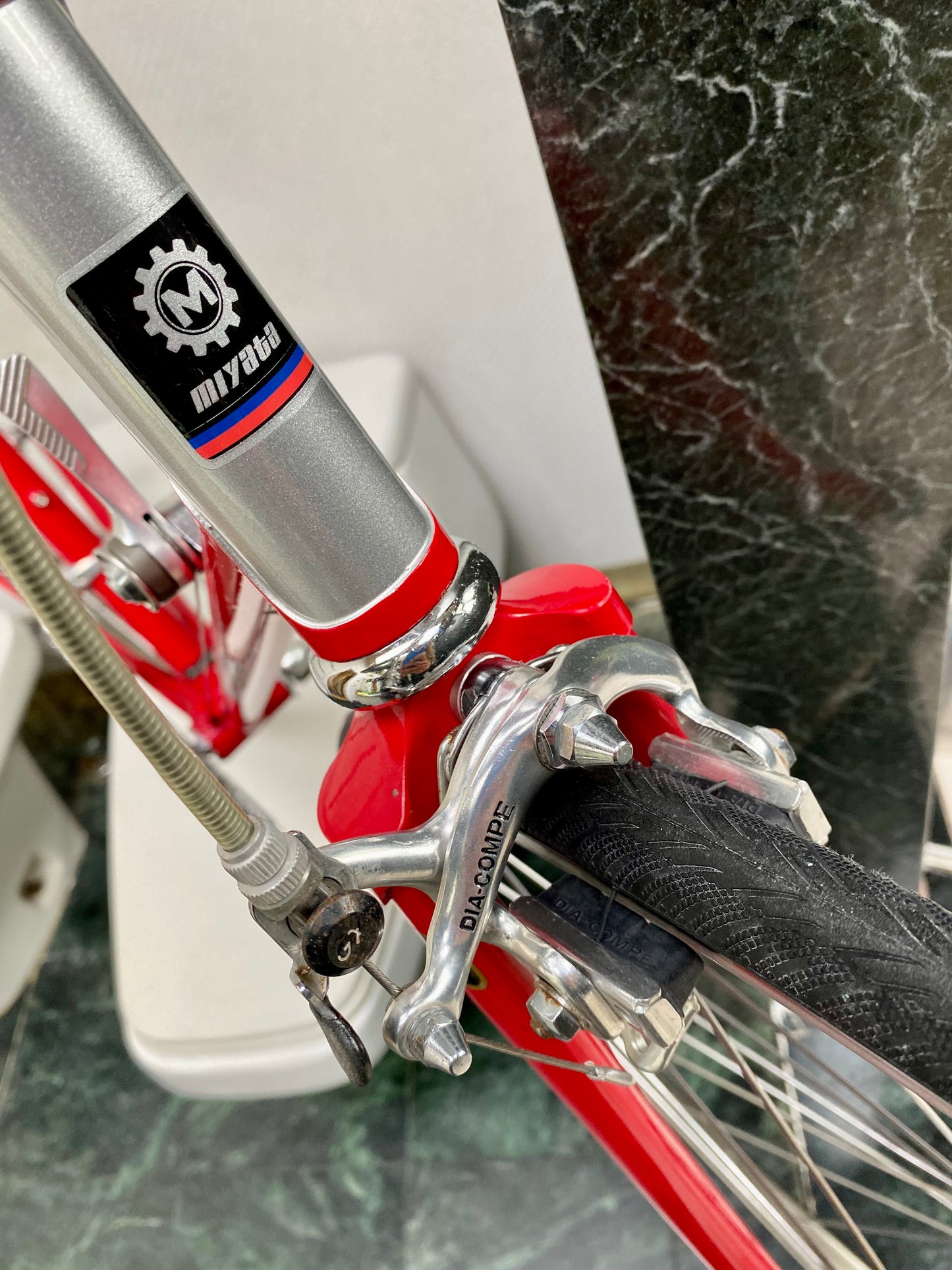 (SIZE 54cm) 1980's MIYATA SEVEN TEN ROAD BIKE - SHIMANO 600