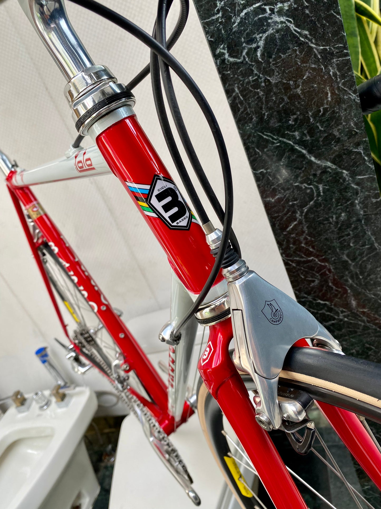 (SIZE 56cm) EARLY-1990's BASSO FIOR DI LOTO ROAD BIKE - NOS / NEW - CAMPAGNOLO C-RECORD DELTA