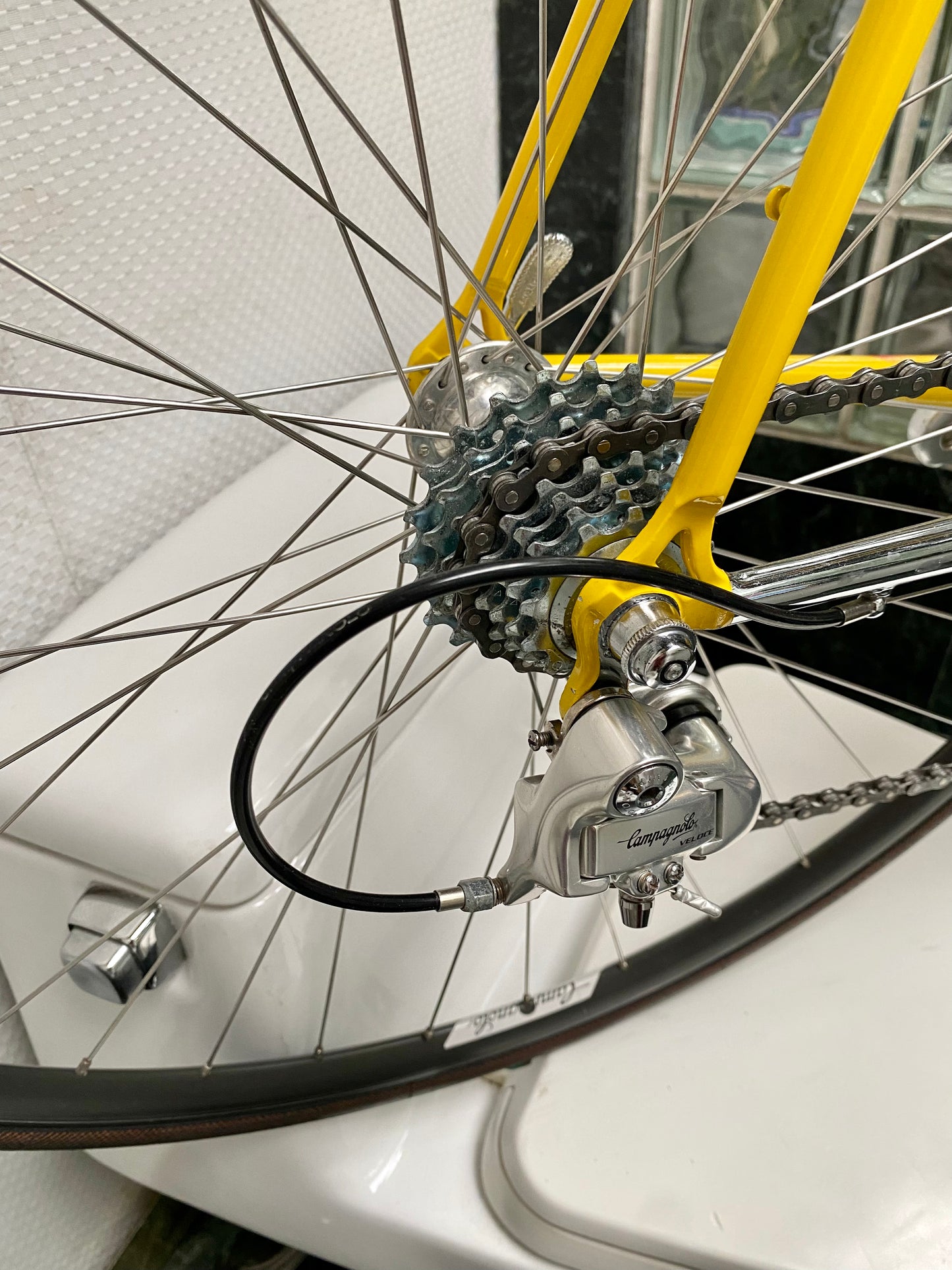 (SIZE 60cm) 1990's MARINONI ROAD BIKE - COLUMBUS EL EXTRA LIGHT - CAMPAGNOLO - ABSOLUTELY SPOTLESS!