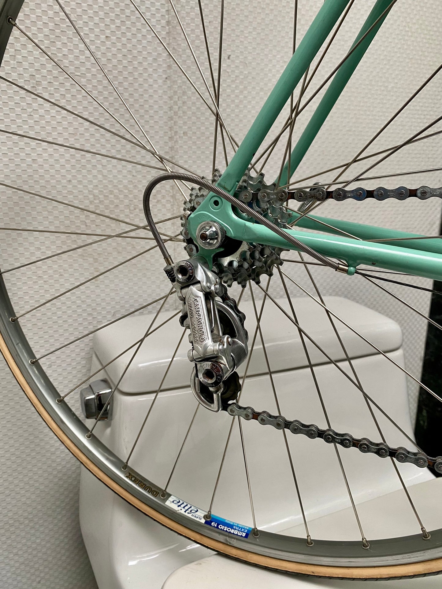 (SIZE 53cm) 1980's BIANCHI TROFEO ROAD BIKE - CAMPAGNOLO - COLUMBUS - LIKE NEW