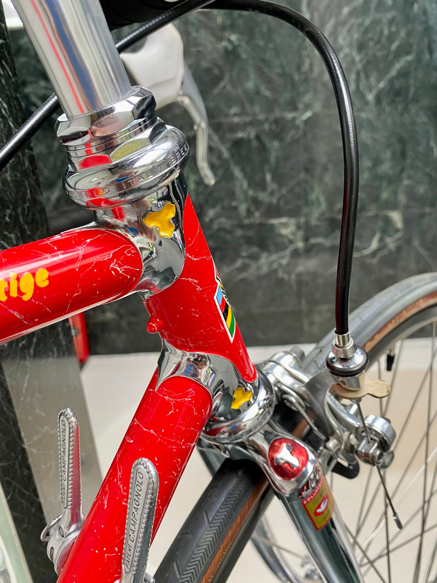 (SIZE 53cm) 1980's TOMMASINI SUPER PRESTIGE ROAD BIKE - CAMPAGNOLO SUPER RECORD - COLUMBUS SLX