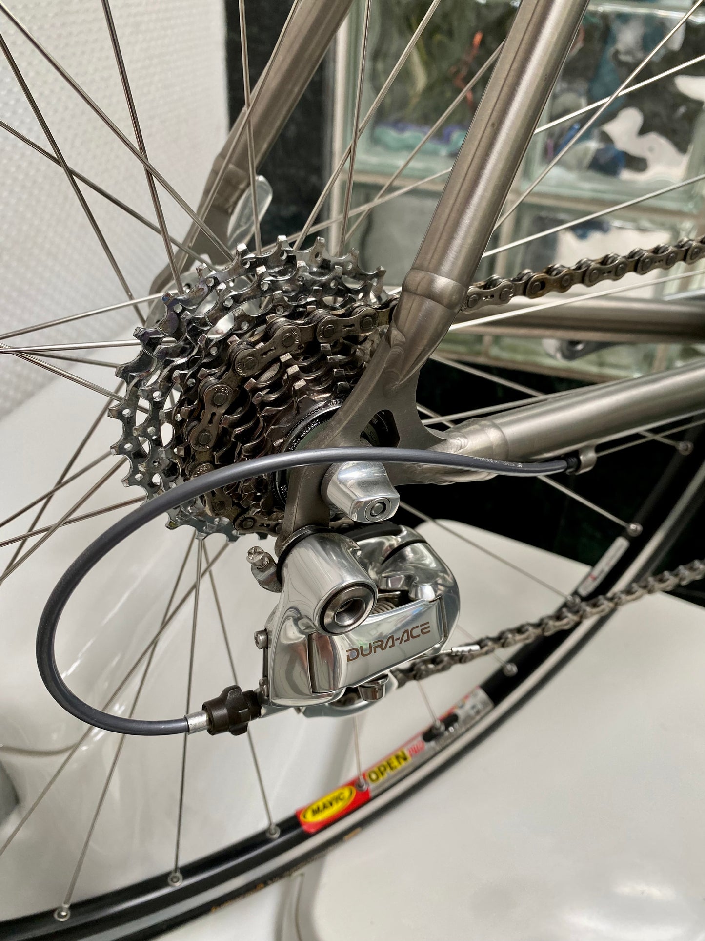 (SIZE 54cm) 2003 YETI ROAD PROJECT TITANIUM ROAD BIKE - SHIMANO DURA ACE - SPOTLESS !