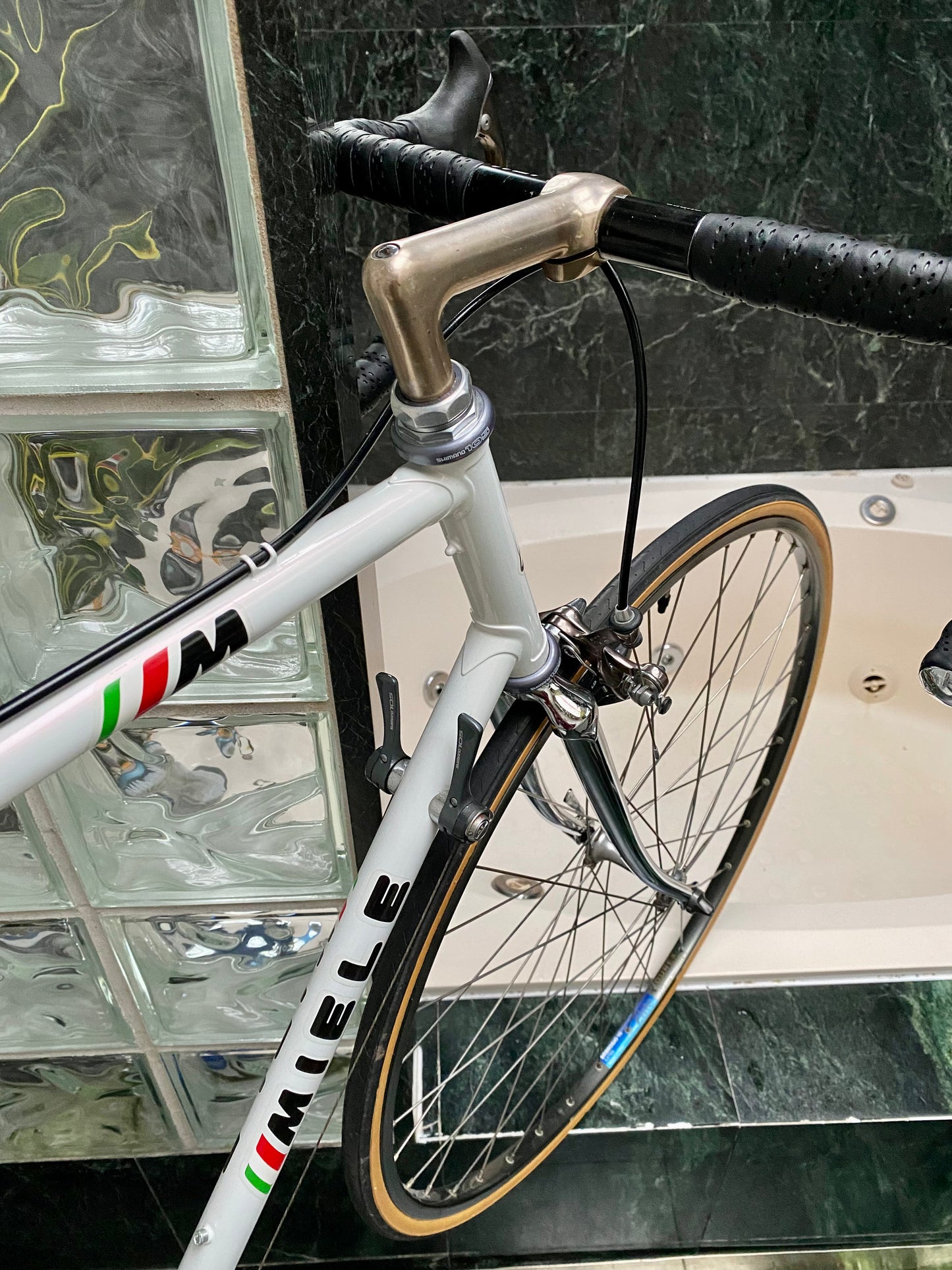 (SIZE 57cm) 1980's MIELE ROAD BIKE - SHIMANO 600 - COLUMBUS