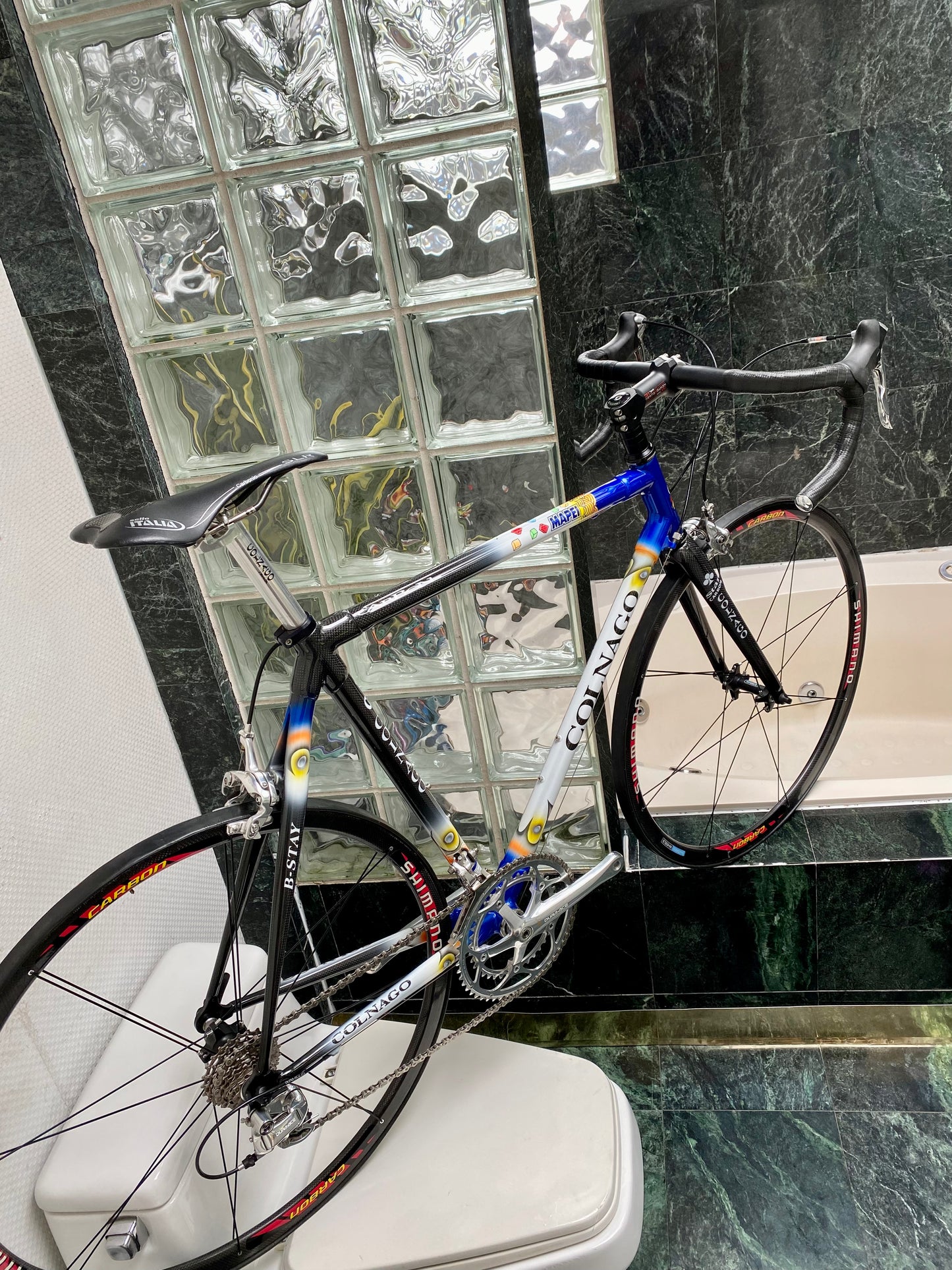 (SIZE 55cm) EARLY-2000's COLNAGO C40 MAPEI - DURA ACE 25th ANNIVERSARY- NEW OLD STOCK