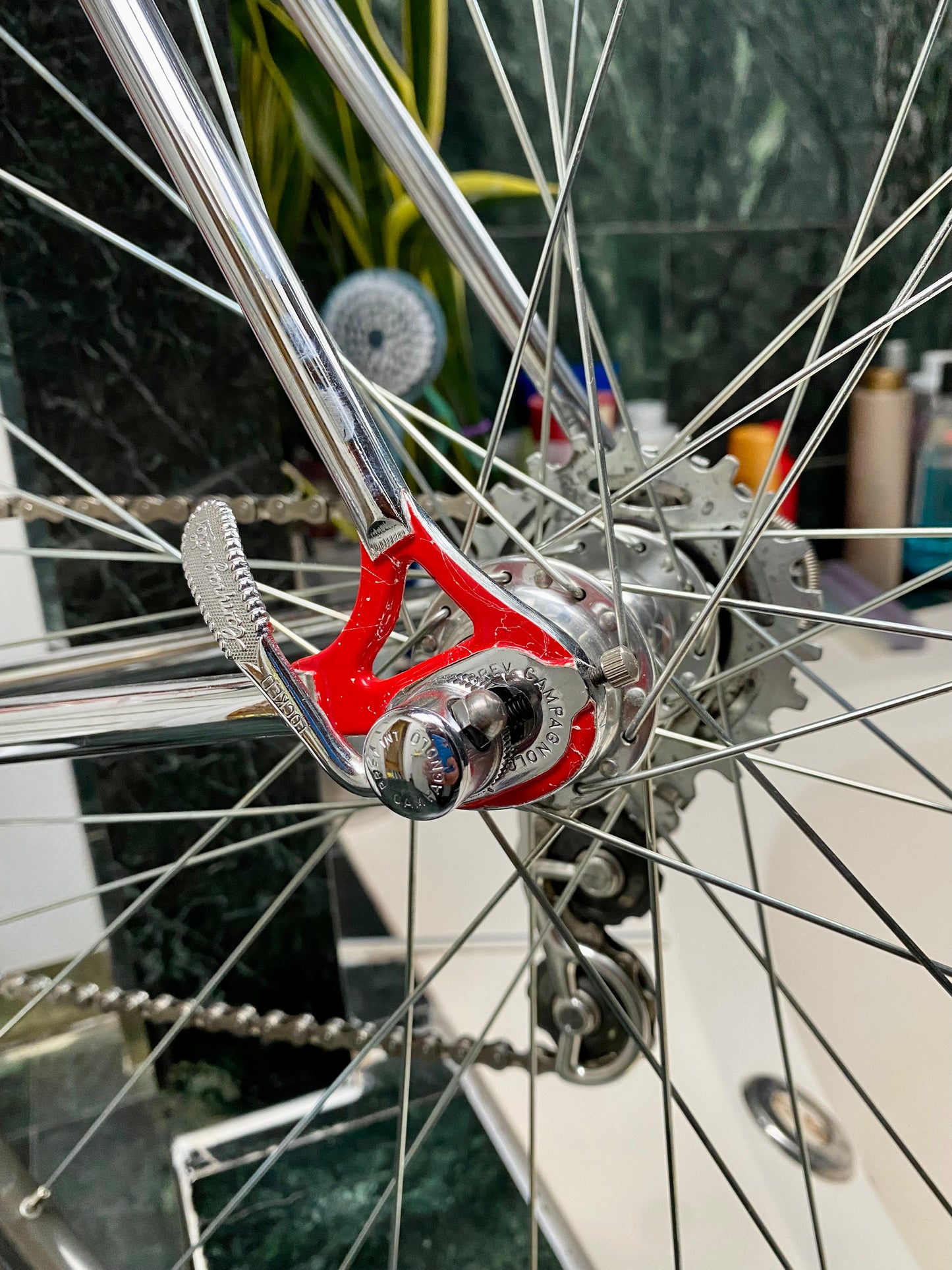 (SIZE 53cm) 1980's TOMMASINI SUPER PRESTIGE ROAD BIKE - CAMPAGNOLO SUPER RECORD - COLUMBUS SLX