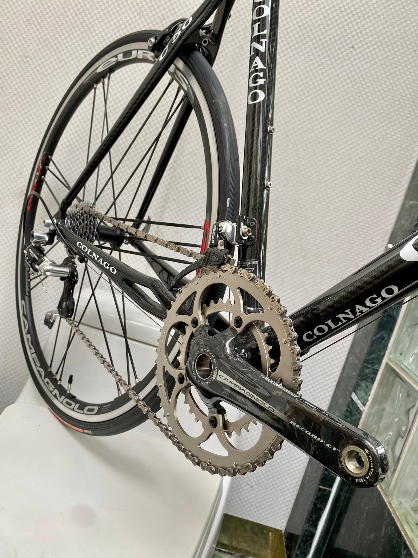 (SIZE 56cm) CLASSIC COLNAGO C50 ROAD BIKE - CAMPAGNOLO RECORD - LIKE NEW / SPOTLESS