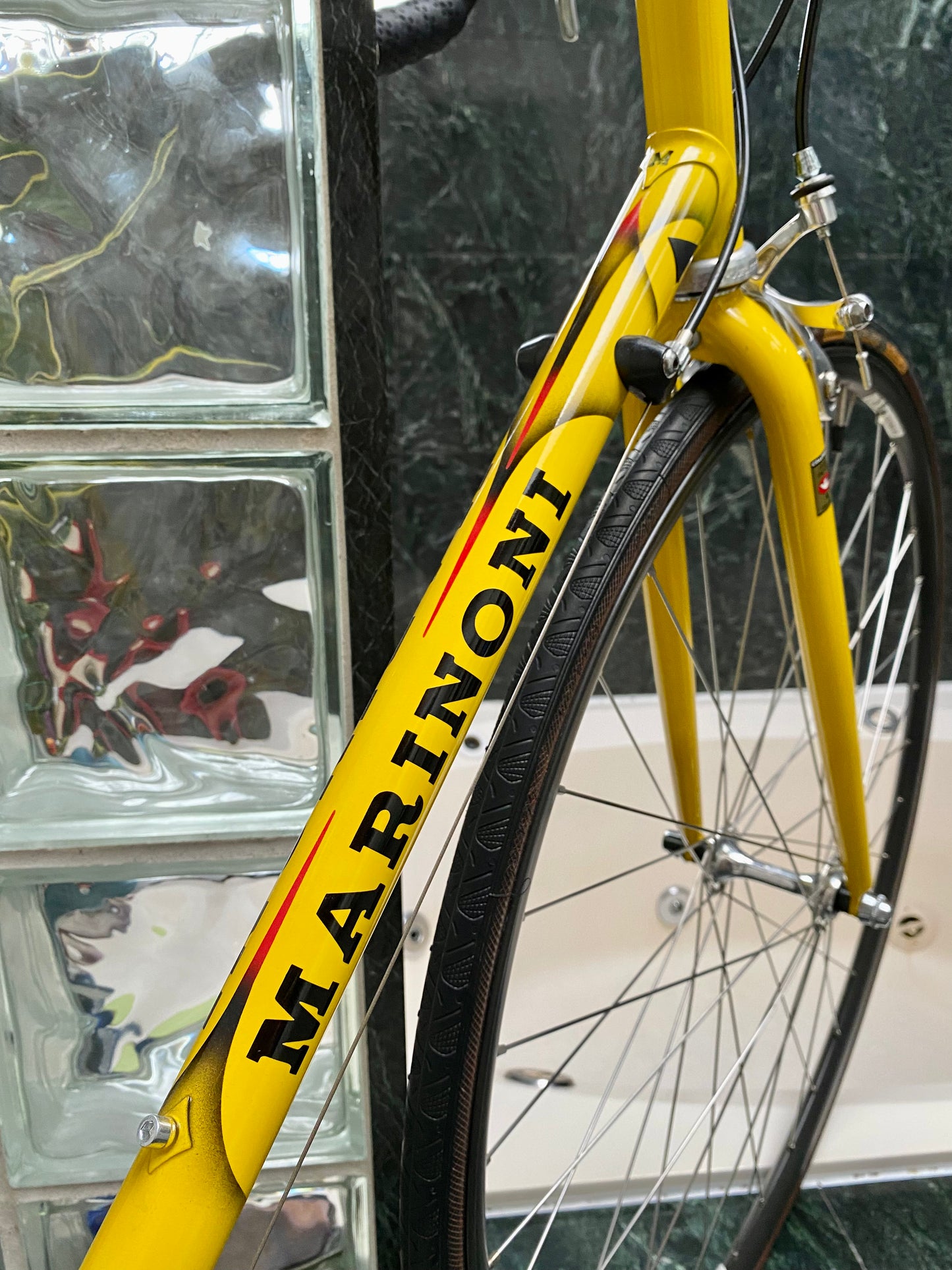 (SIZE 60cm) 1990's MARINONI ROAD BIKE - COLUMBUS EL EXTRA LIGHT - CAMPAGNOLO - ABSOLUTELY SPOTLESS!