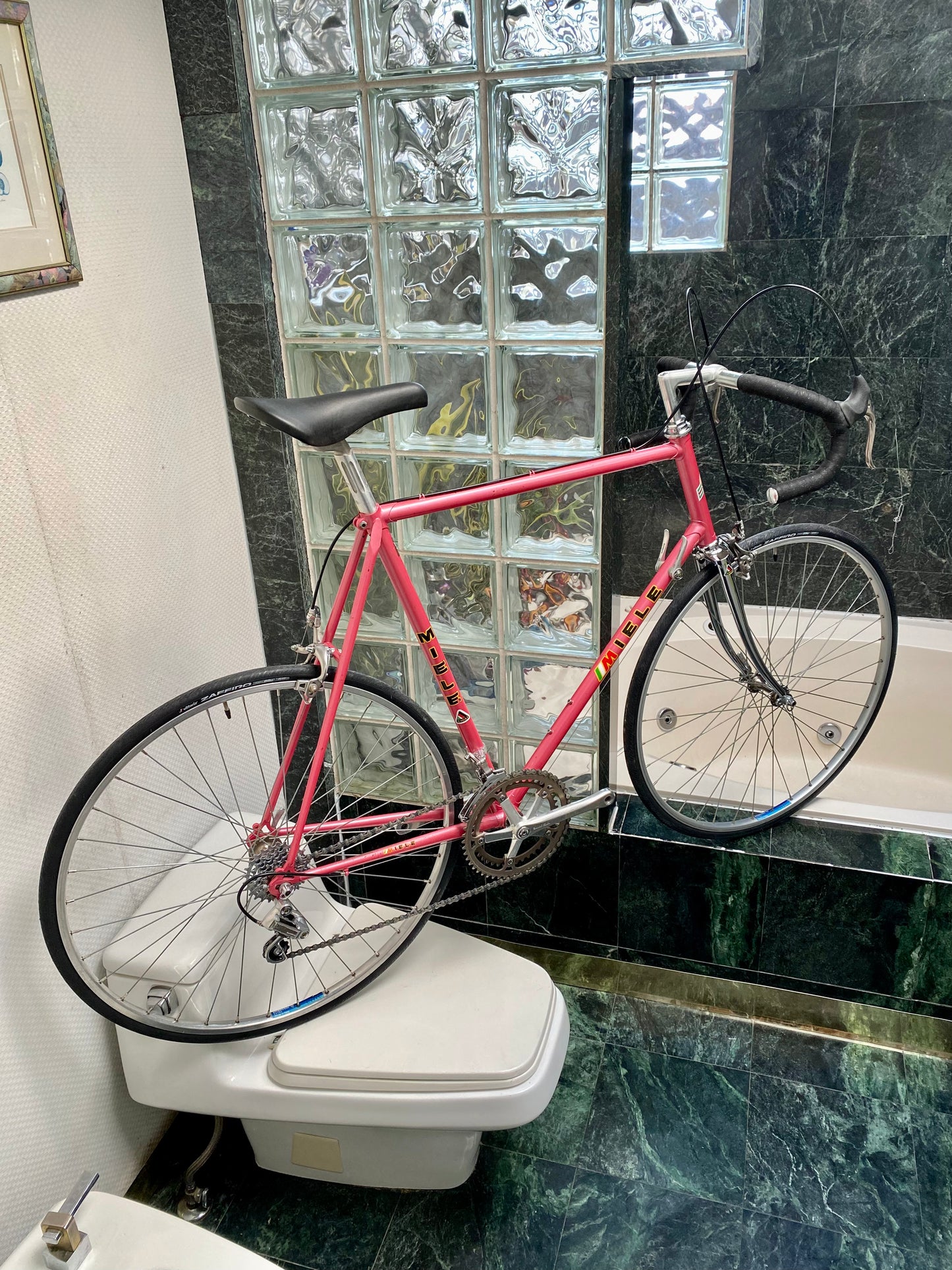 (SIZE 62cm) 1980's MIELE ROAD BIKE - VERY NICE! - PINK