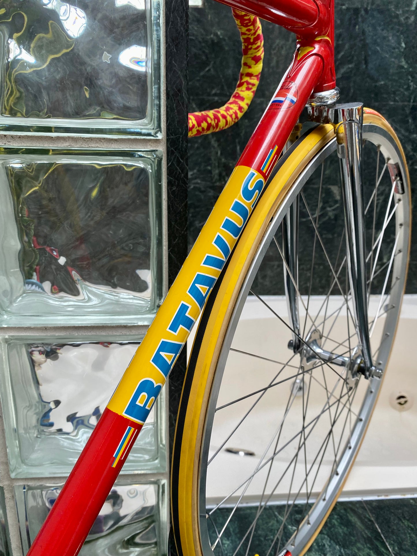 (SIZE 47cm) 1980's BATAVUS PROFESSIONAL TRACK BIKE - MICHE GROUPSET