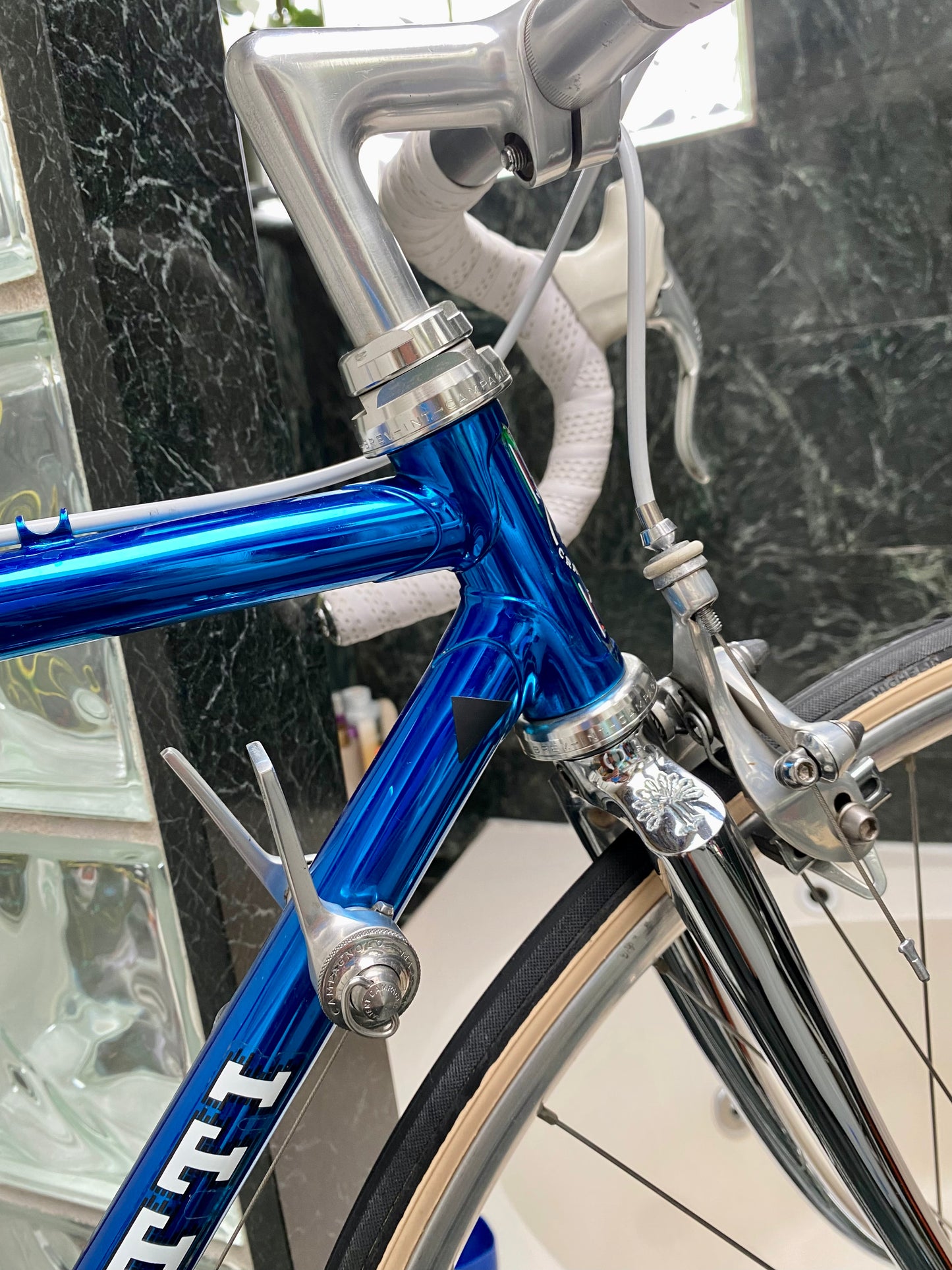 (SIZE 50cm) 1980's CRAMEROTTI ROAD BIKE - CUSTOM BUILT - CAMPAGNOLO ATHENA