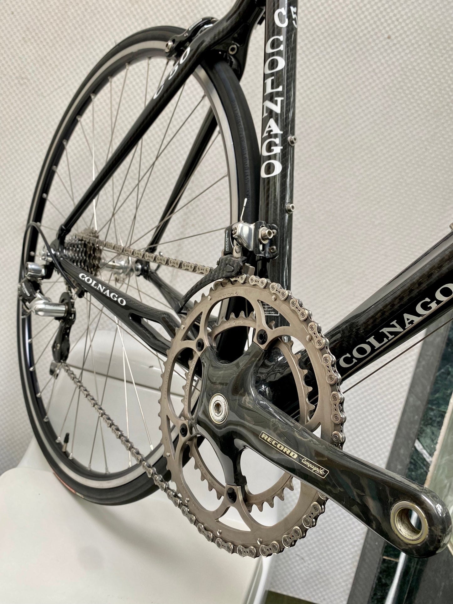 (SIZE 51cm) CLASSIC COLNAGO C50 CARBON ROAD BIKE - CAMPAGNOLO RECORD