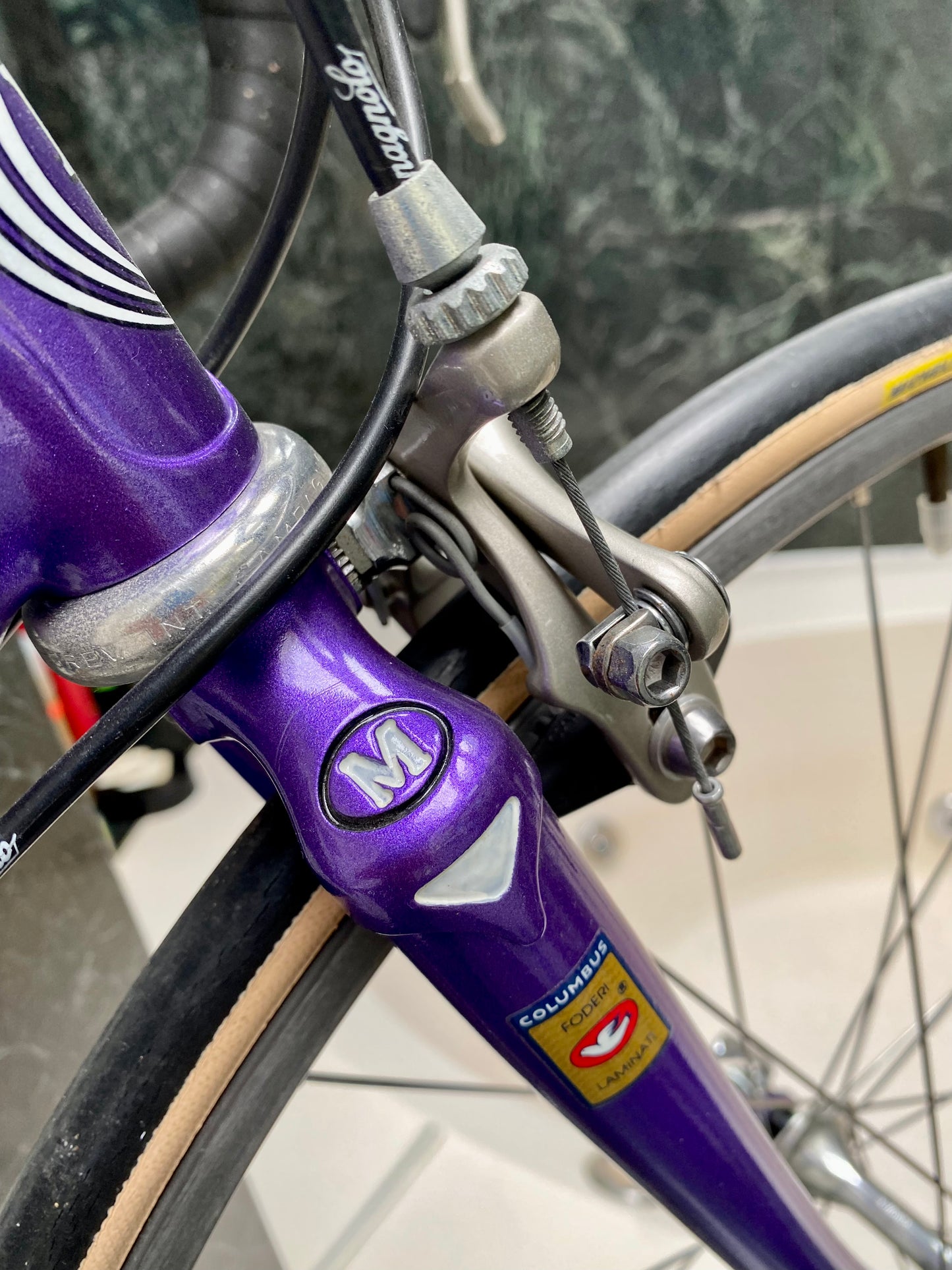 (SIZE 46cm) EARLY-1990's MARINONI SPECIAL ROAD BIKE - CUSTOM BUILT - CAMPAGNOLO - LIKE NEW