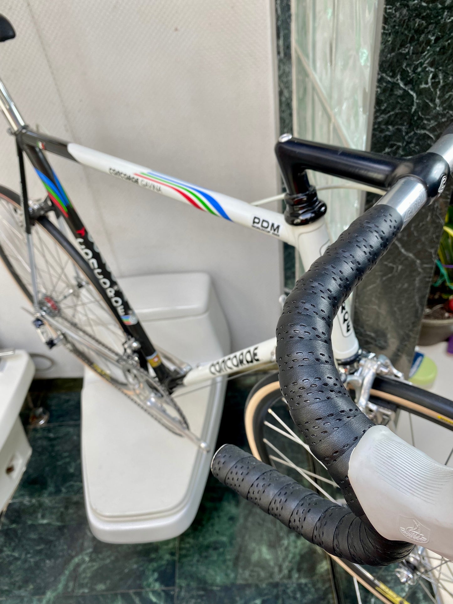 (SIZE 59cm) 1980's CONCORDE GAVINA PDM TEAM ROAD BIKE - CAMPAGNOLO SUPER RECORD