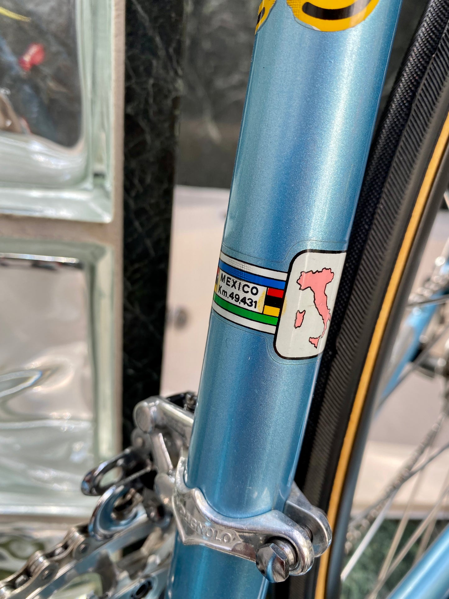 (SIZE 50cm) EARLY-1980's EDDY MERCKX ROAD BIKE - CAMPAGNOLO SUPER RECORD - MUSEUM QUALITY PERFECTION!!