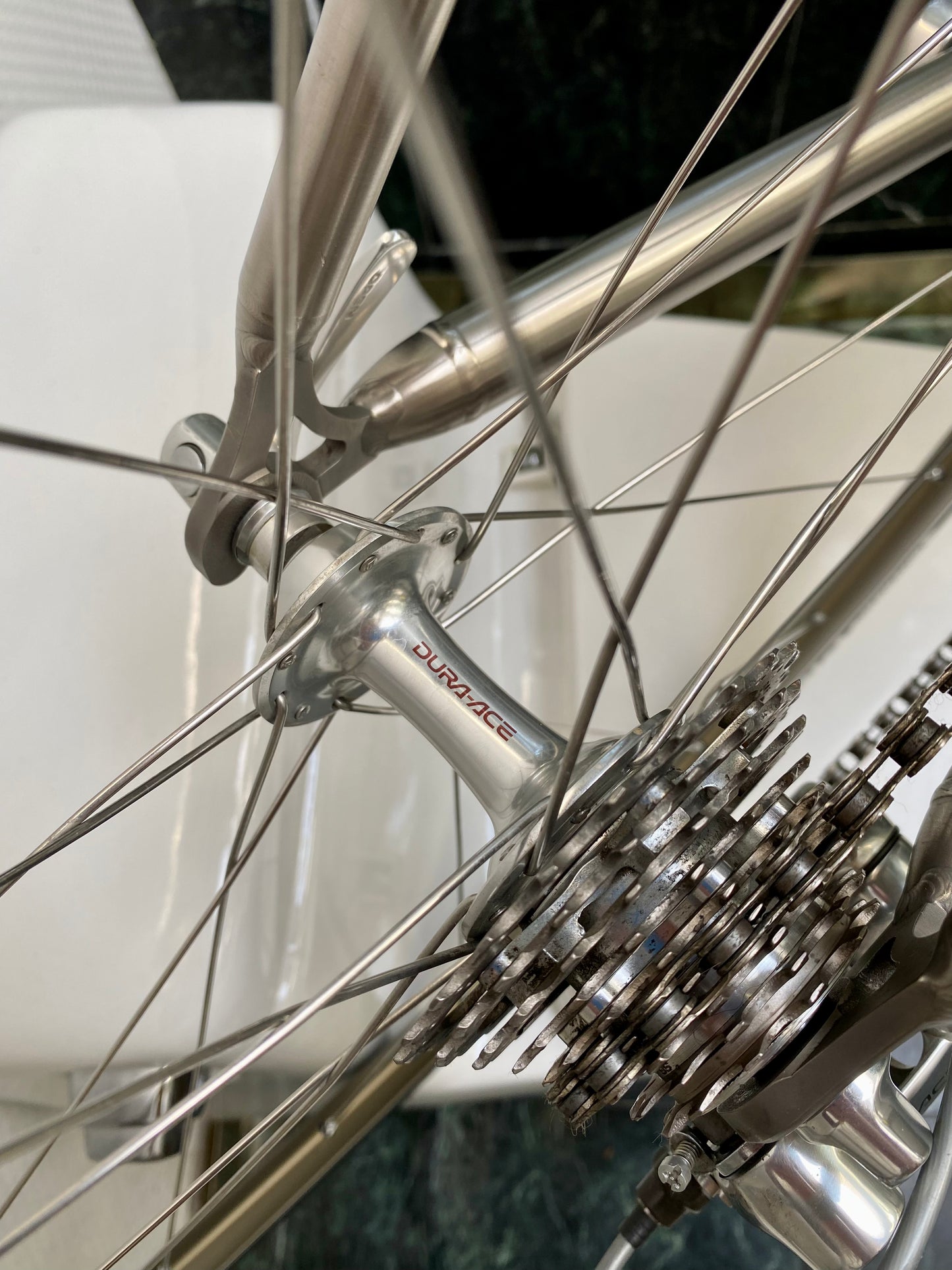 (SIZE 55cm) LATE-1990's LITESPEED VORTEX TITANIUM ROAD BIKE - SHIMANO DURA ACE - LIKE NEW