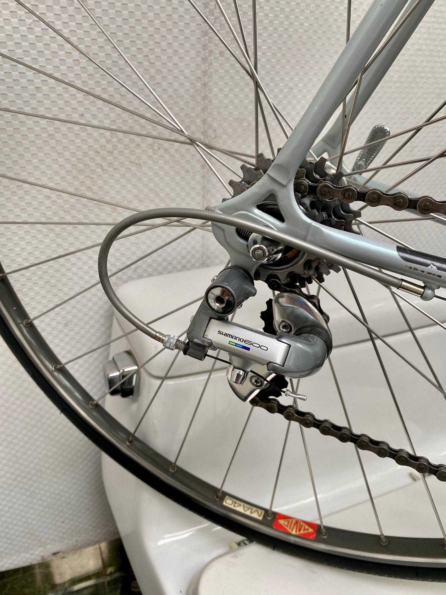 (SIZE 55cm) 1980's MIELE GARA ROAD BIKE - SHIMANO 600 - COLUMBUS STEEL