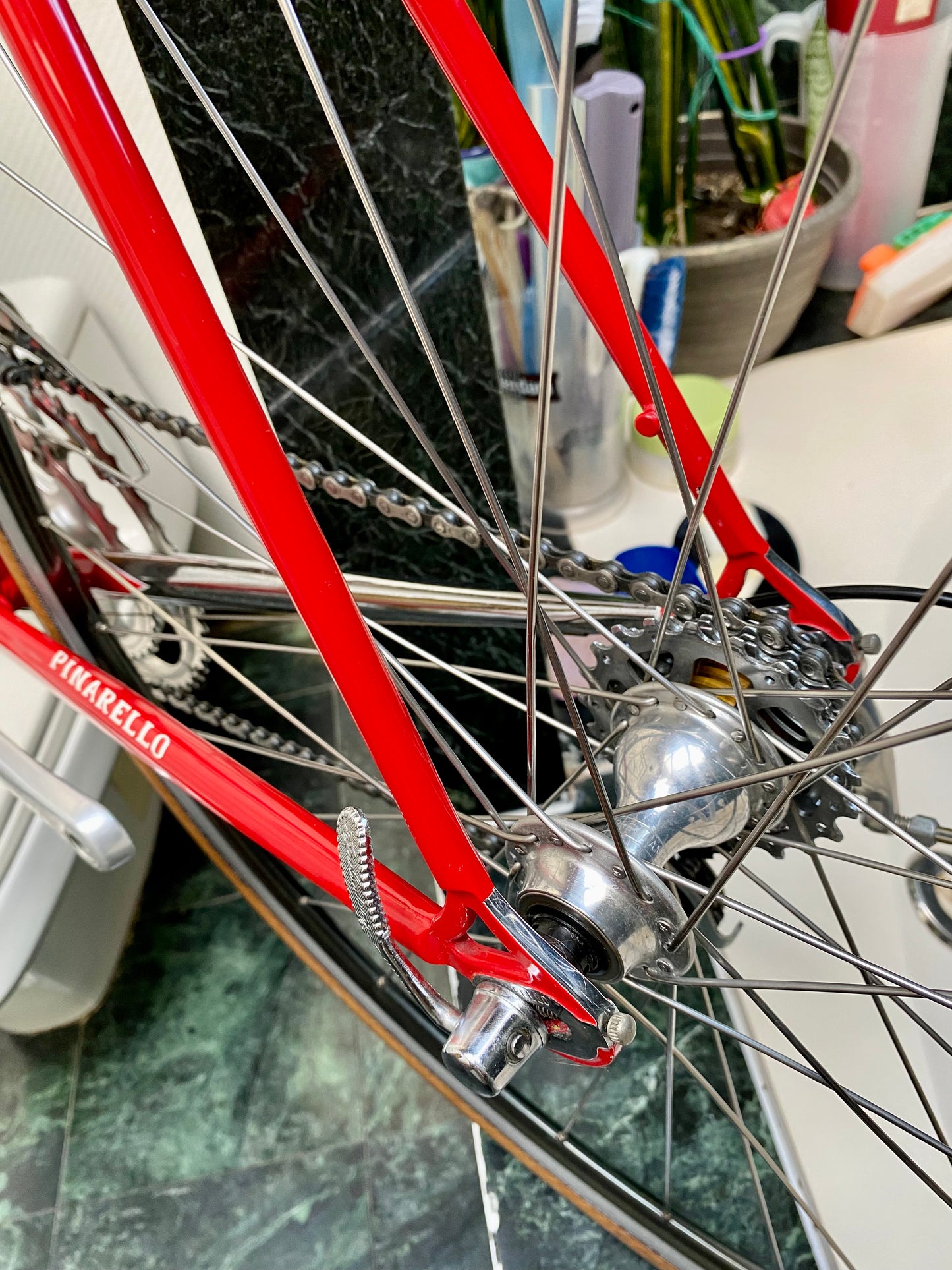 (SIZE 56cm) 1990's PINARELLO STELVIO ROAD BIKE - CAMPAGNOLO - SPOTLESS / LIKE NEW