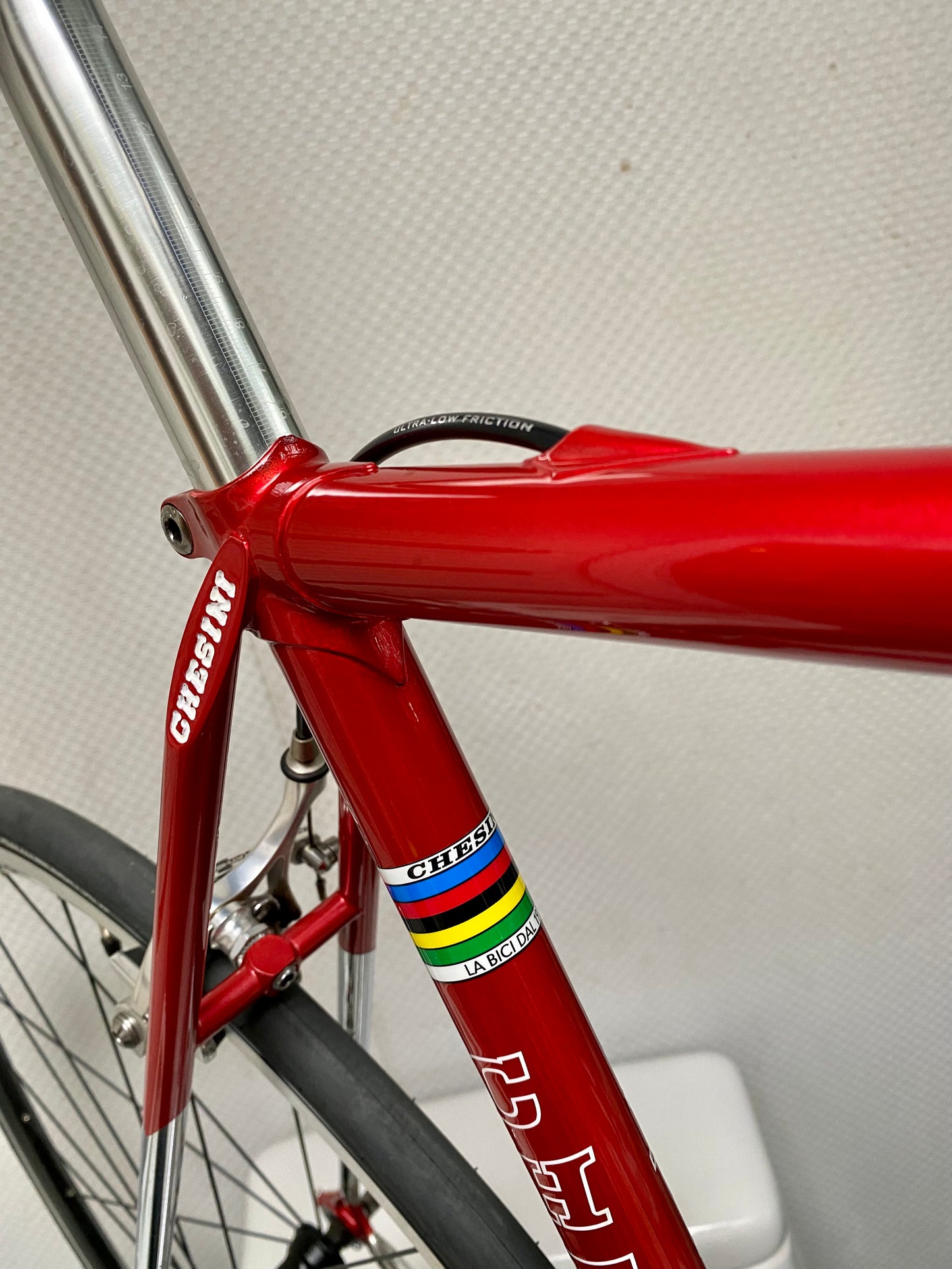 (SIZE 56cm) CHESINI X-UNO STEEL ROAD BIKE - COLUMBUS STEEL / CAMPY ATHENA 11