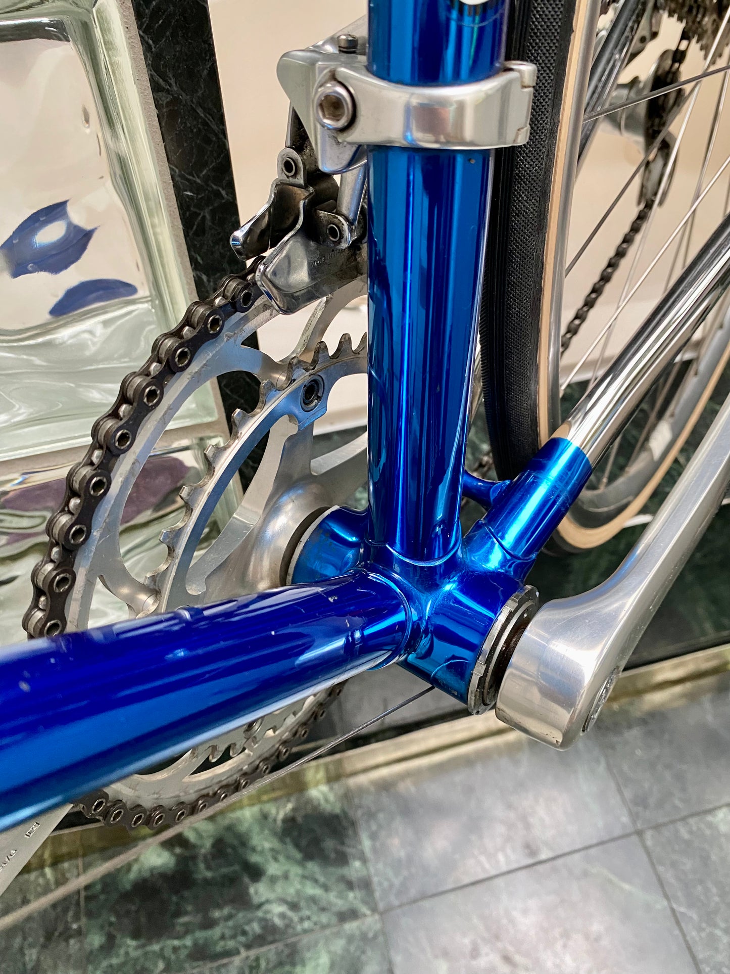 (SIZE 50cm) 1980's CRAMEROTTI ROAD BIKE - CUSTOM BUILT - CAMPAGNOLO ATHENA