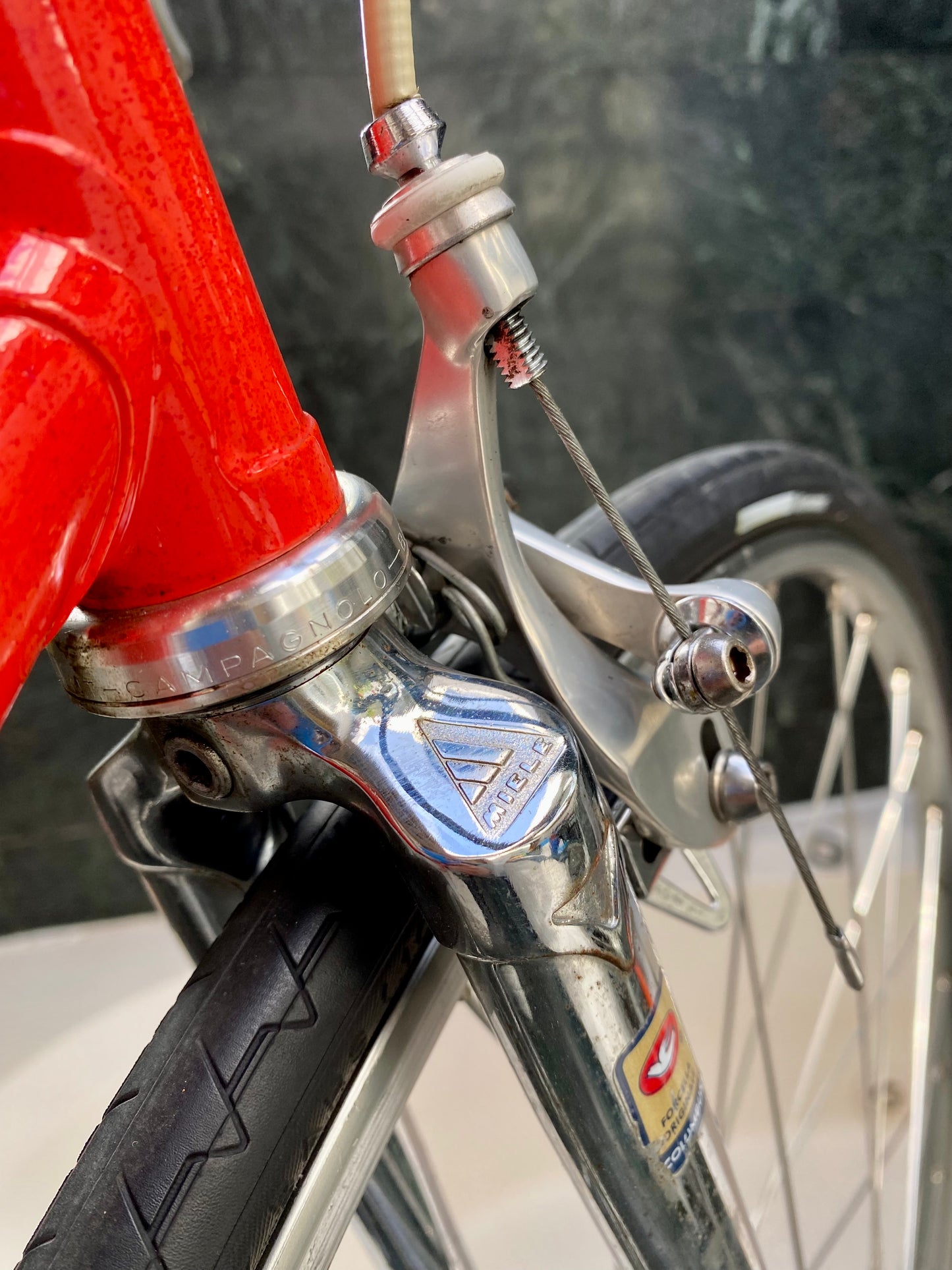 (SIZE 59cm) 1980's MIELE LATINA ROAD BIKE - CAMPAGNOLO ATHENA - COLUMBUS SL