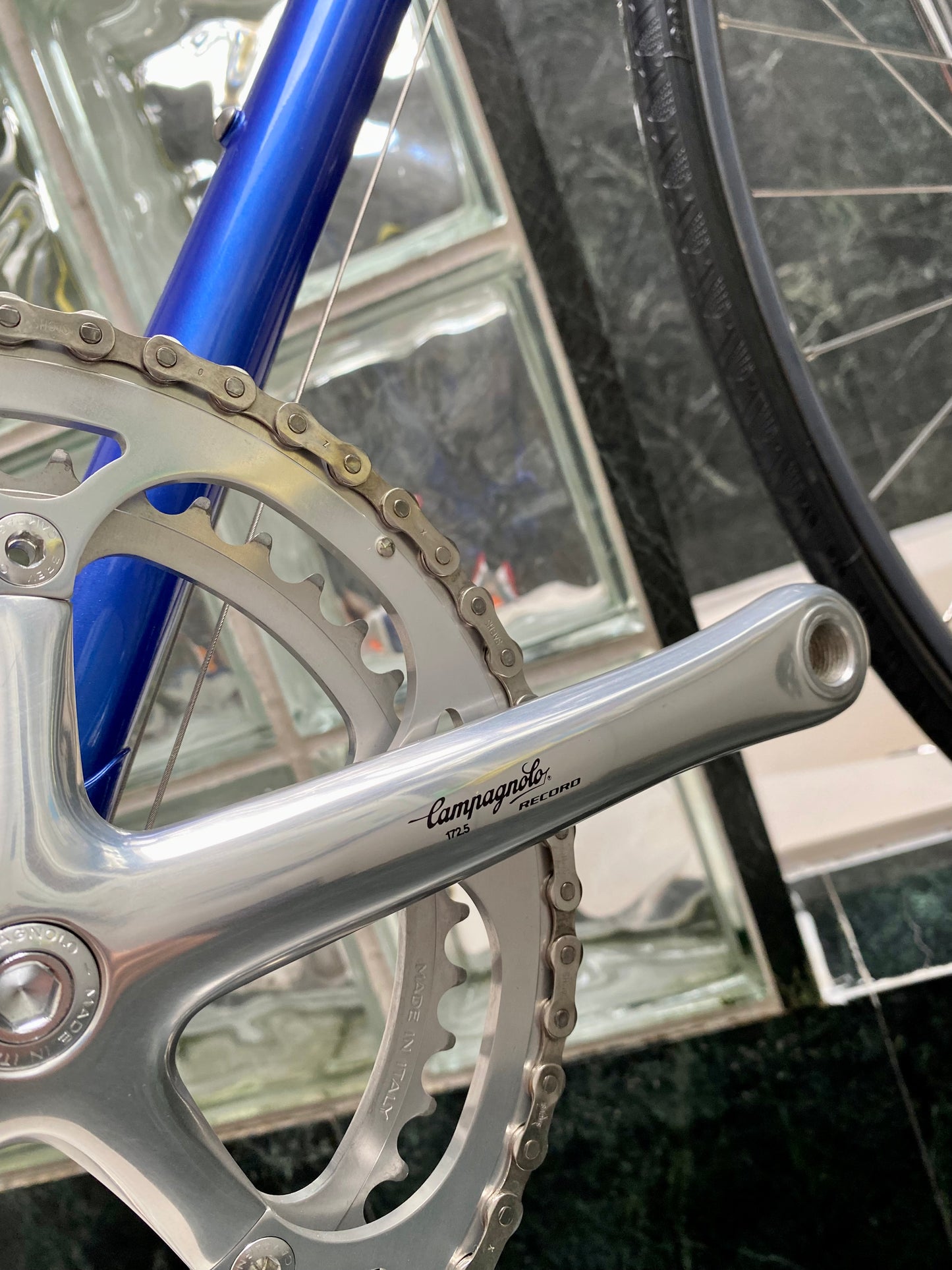 (SIZE 56cm) EARLY-1990's BERTRAND "3000" ROAD BIKE - CAMPAGNOLO RECORD