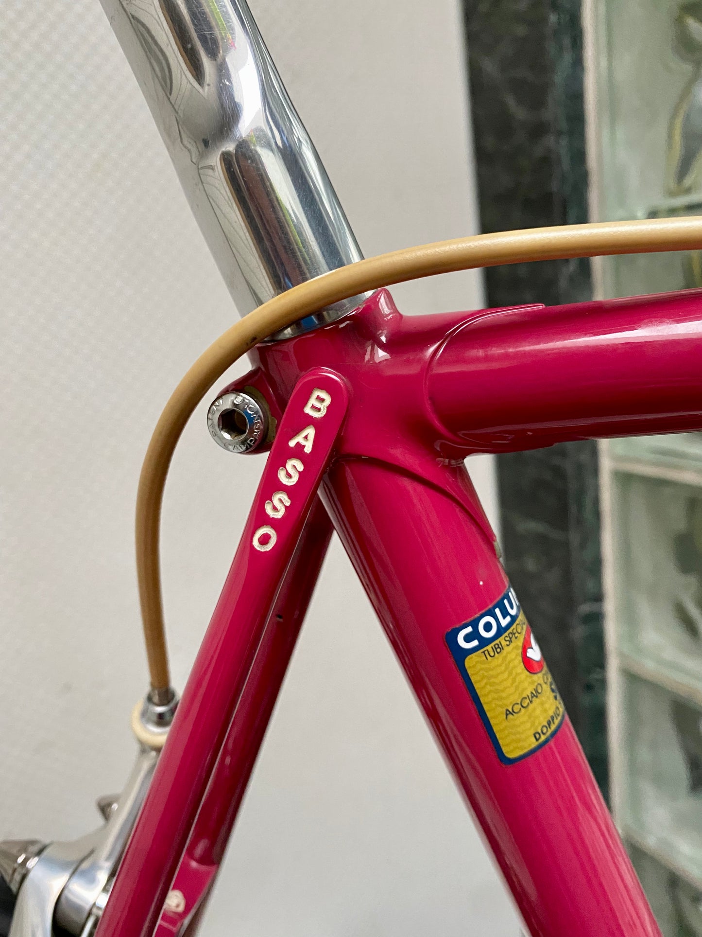 (SIZE 55cm) 1980's BASSO ROAD BIKE - COLUMBUS SL - CAMPAGNOLO ATHENA