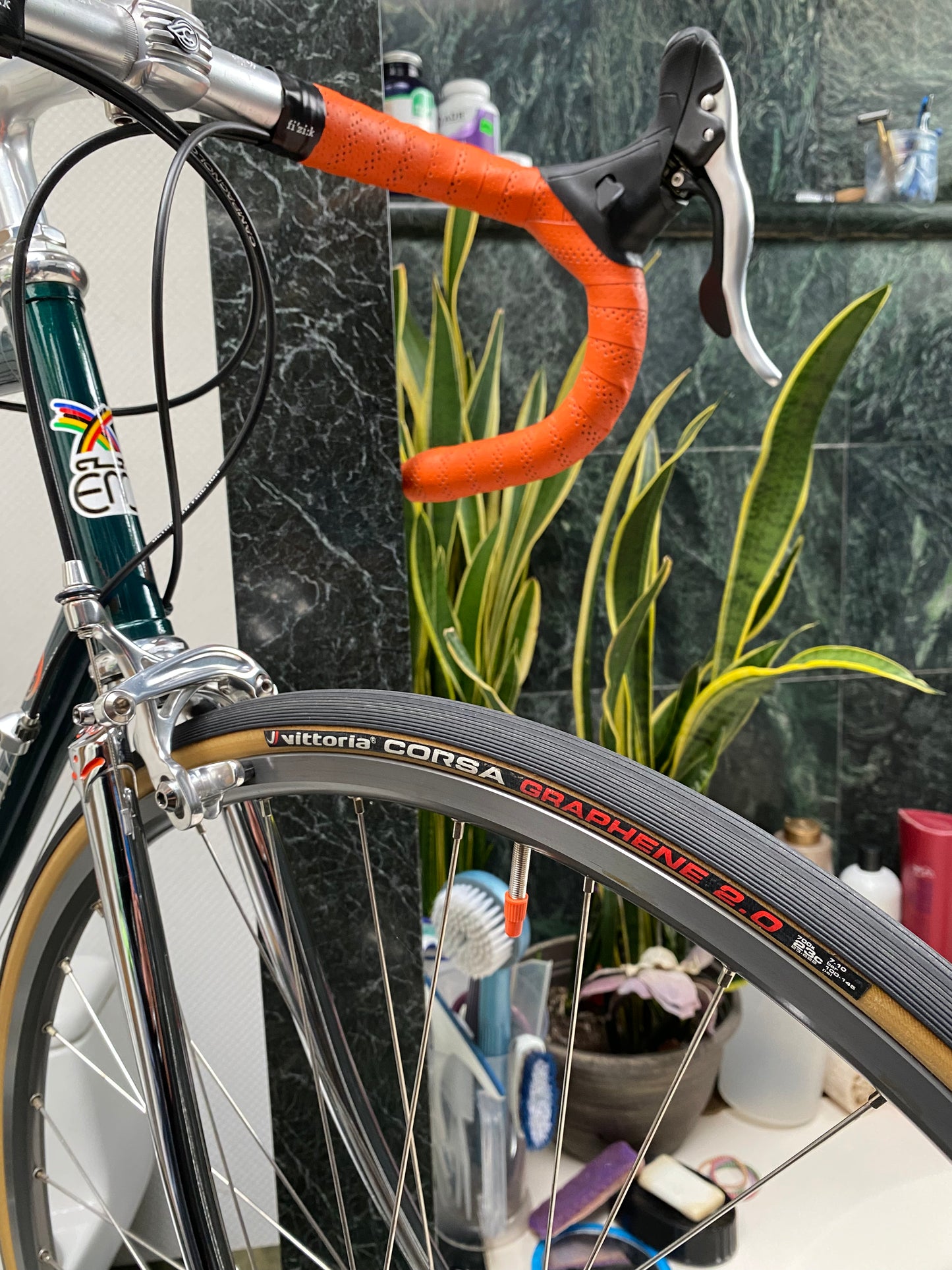 (SIZE 58cm) FULLY CUSTOM EDDY MERCKX STRADA O.S. 20th ANNIVERSARY NEO-RETRO BUILD - CAMPAGNOLO CENTAUR