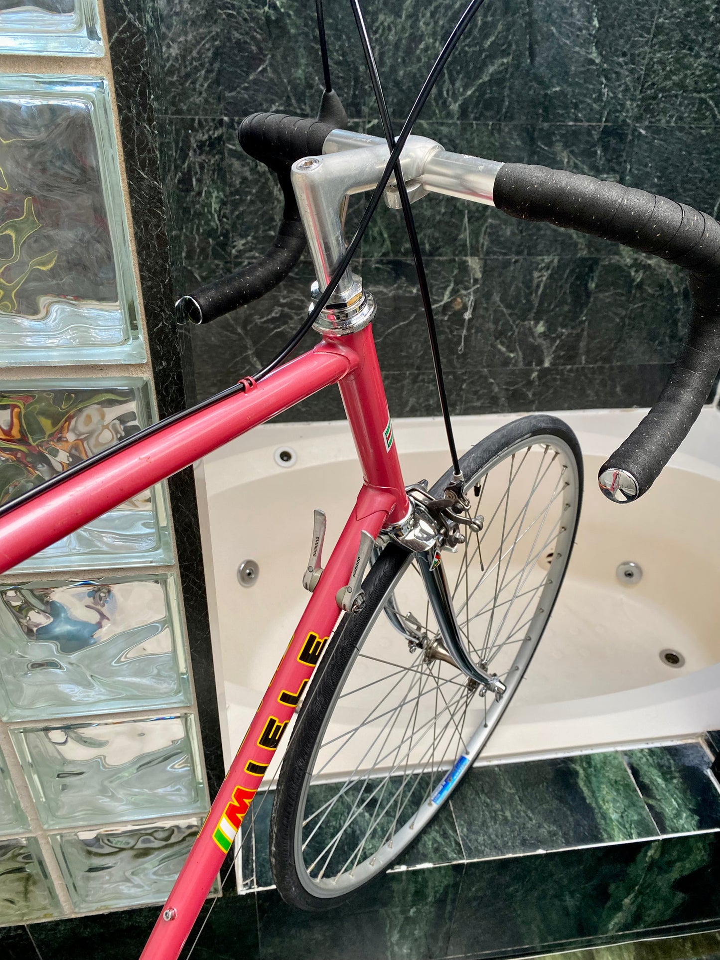 (SIZE 62cm) 1980's MIELE ROAD BIKE - VERY NICE! - PINK