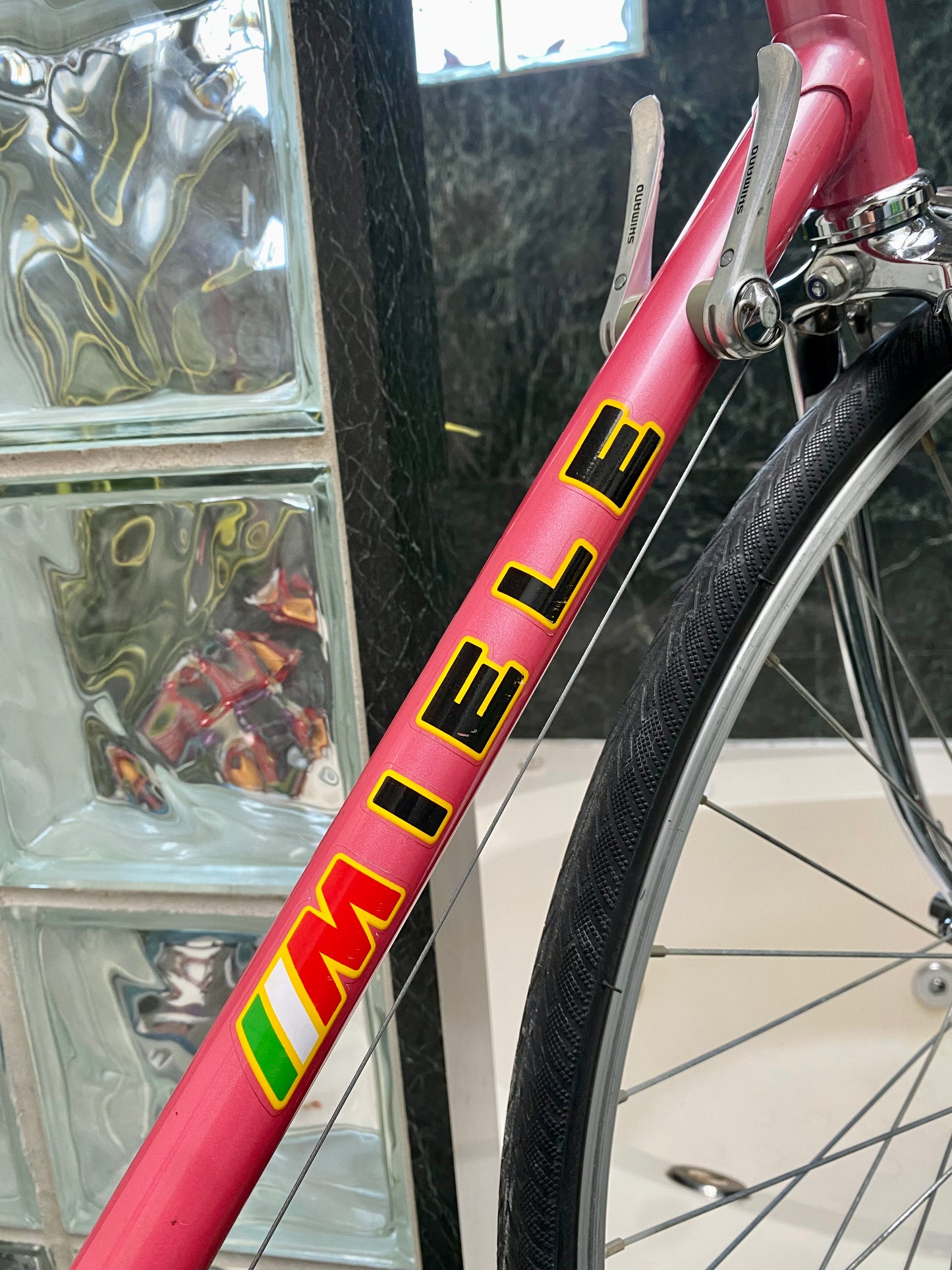 (SIZE 62cm) 1980's MIELE ROAD BIKE - VERY NICE! - PINK