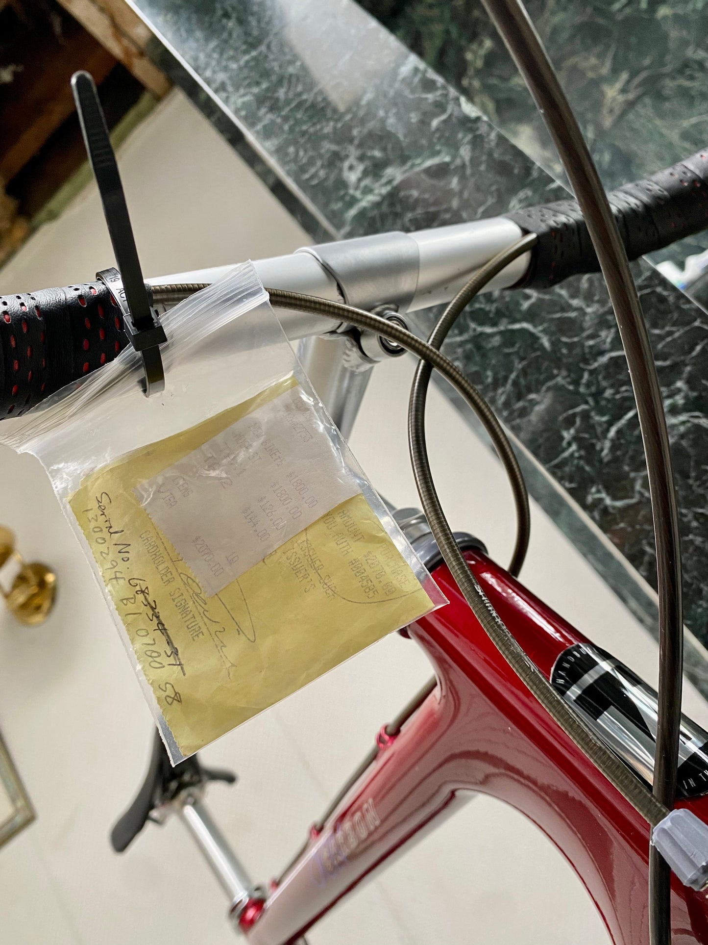 (SIZE 57cm) EARLY-1990's TREK 5500 CARBON ROAD BIKE - SHIMANO 105