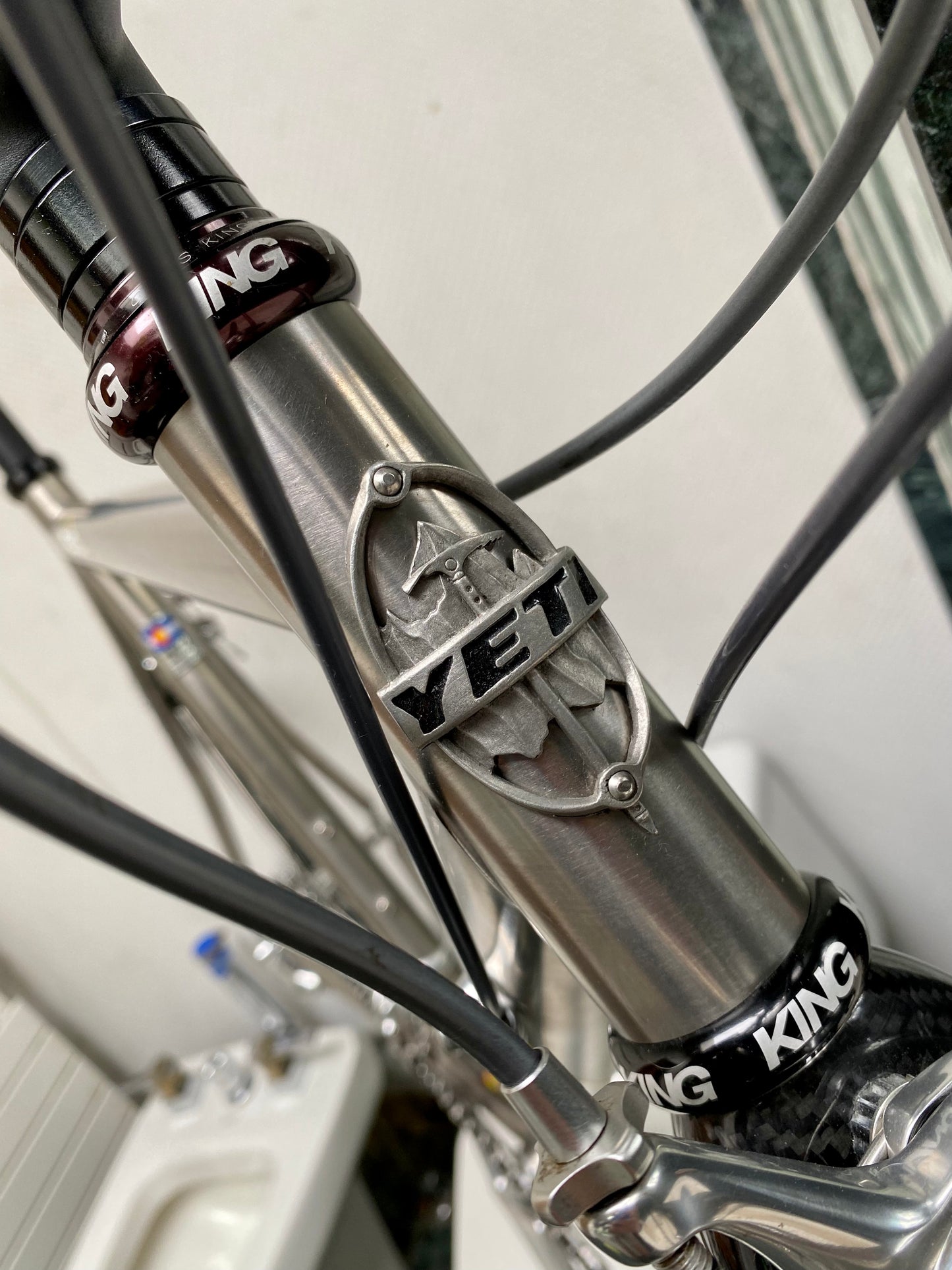 (SIZE 54cm) 2003 YETI ROAD PROJECT TITANIUM ROAD BIKE - SHIMANO DURA ACE - SPOTLESS !