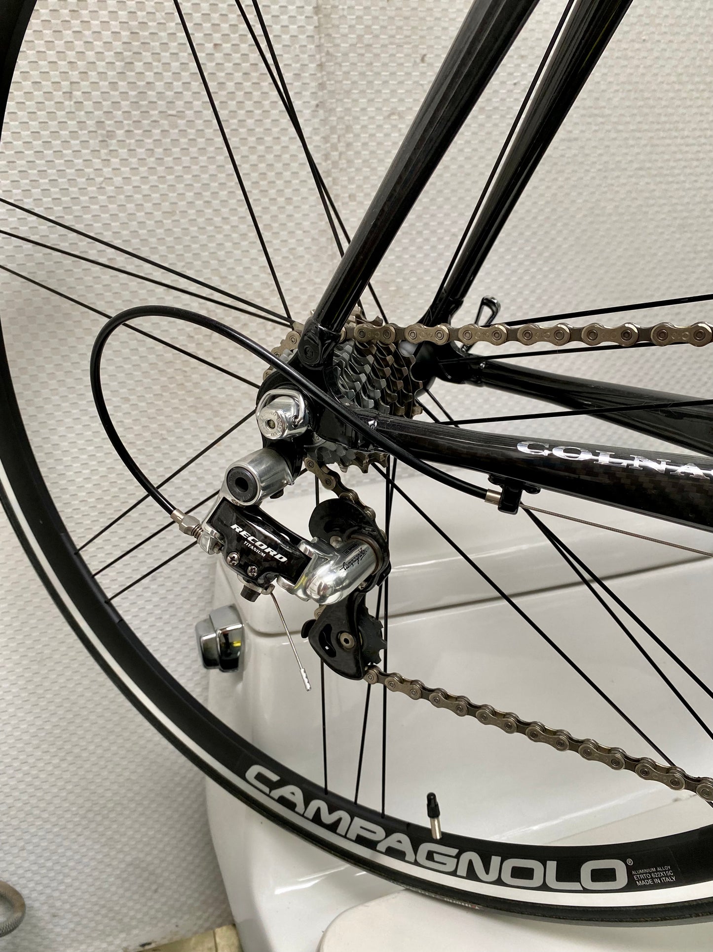 (SIZE 53cm) 2004 COLNAGO PRESIDENT LEONARDO DA VINCI ROAD BIKE - CAMPAGNOLO RECORD