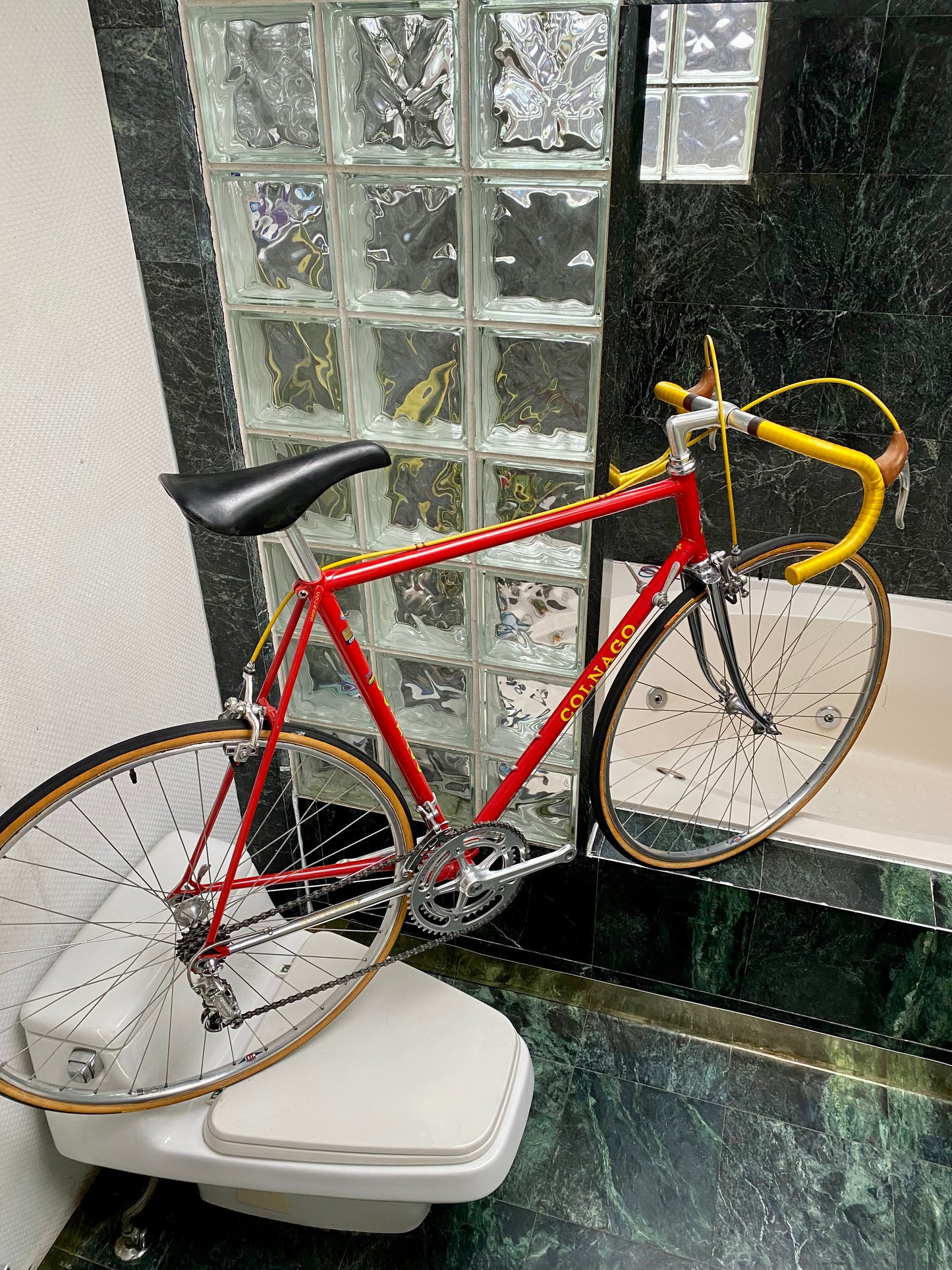 (SIZE 57cm) 1970's COLNAGO SUPER ROAD BIKE - CAMPAGNOLO - BEAUTIFUL