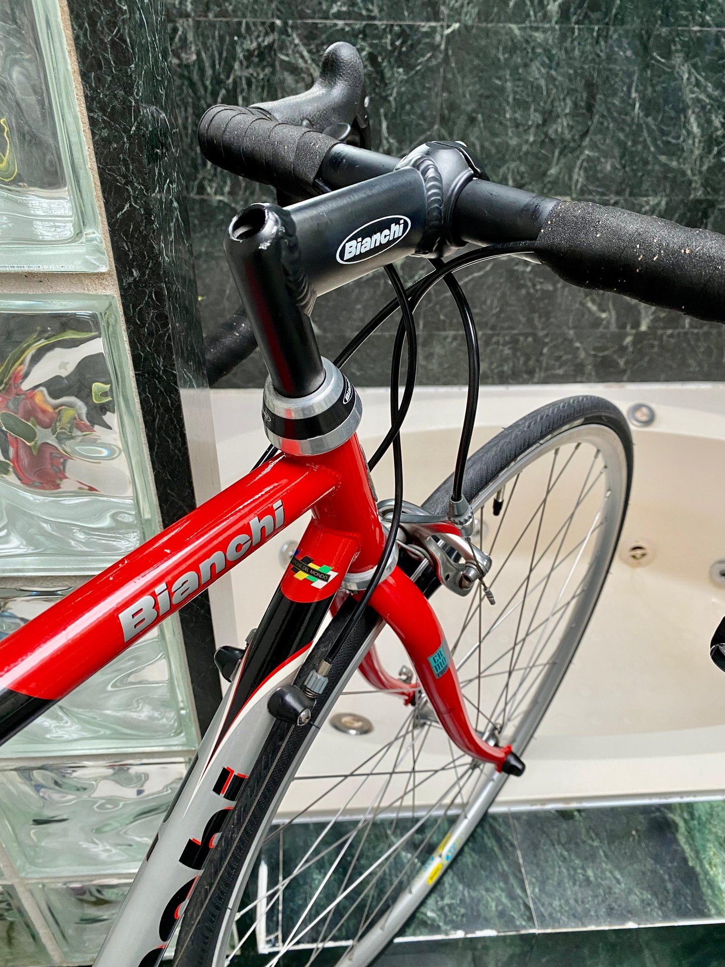 (SIZE 53cm) 1990's BIANCHI CAMPIONE ROAD BIKE - CAMPAGNOLO