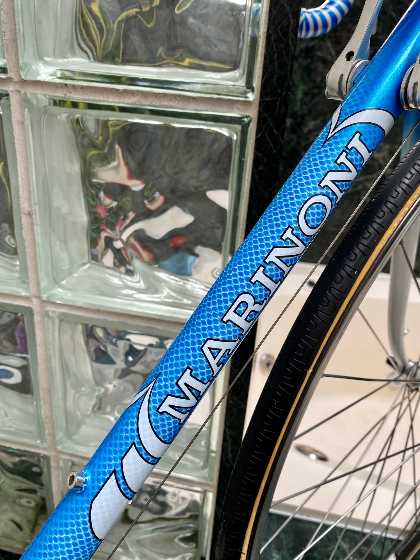 (SIZE 51cm) 1980's MARINONI SPECIAL ROAD BIKE - CAMPAGNOLO C-RECORD DELTA GROUPSET