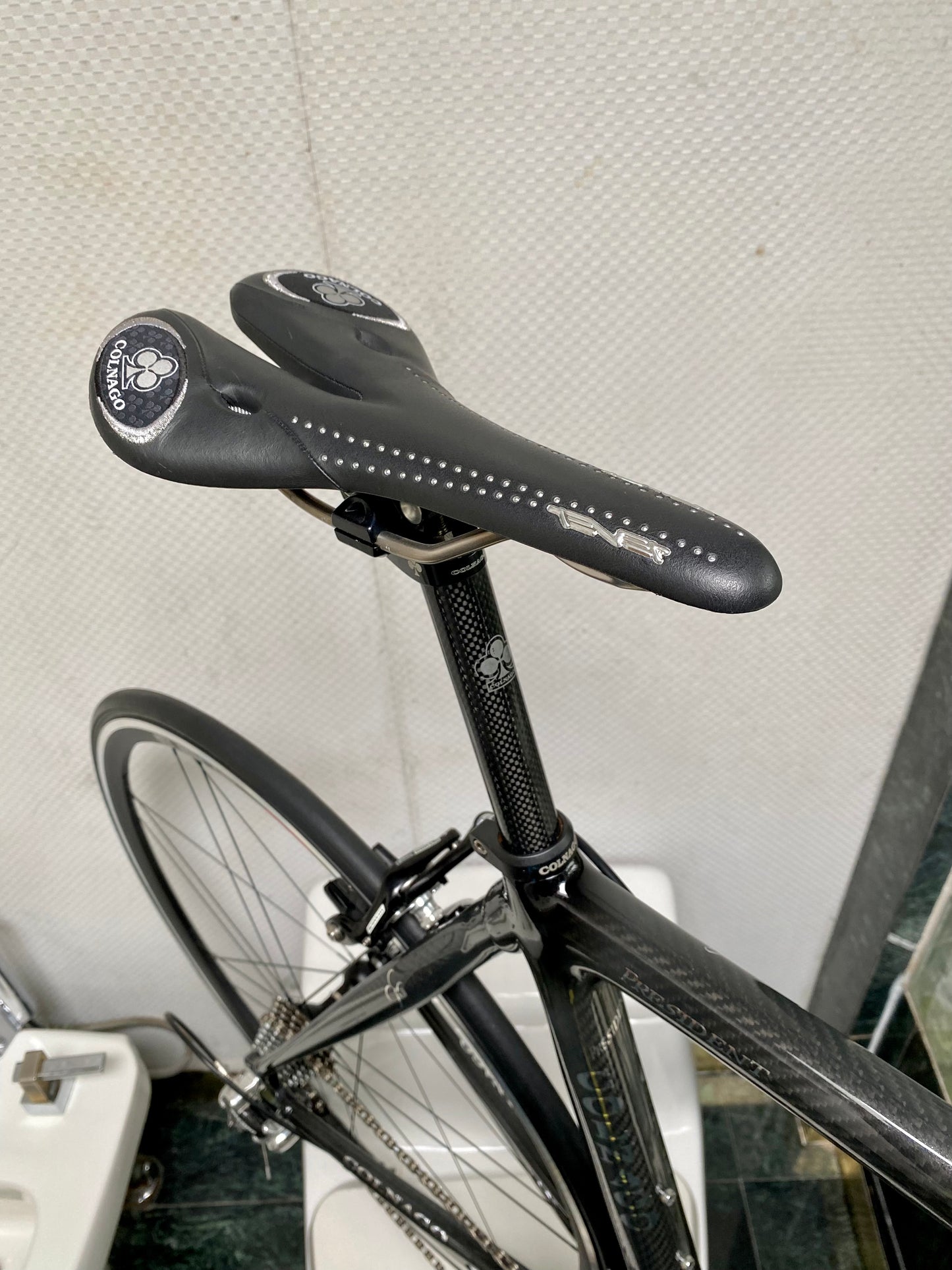 (SIZE 53cm) 2004 COLNAGO PRESIDENT LEONARDO DA VINCI ROAD BIKE - CAMPAGNOLO RECORD